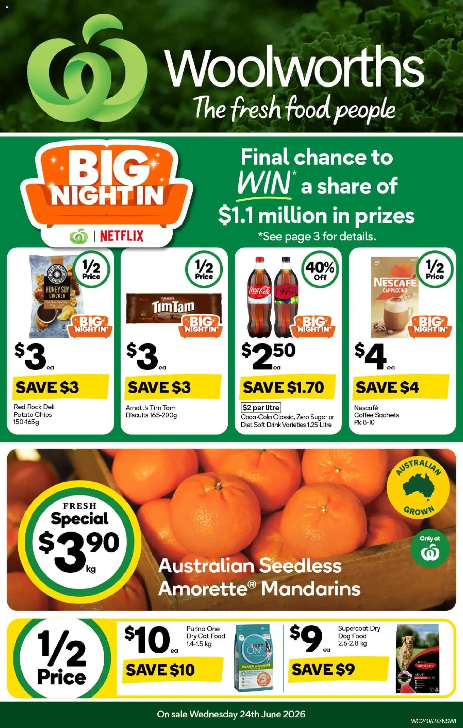 Woolworths catalogue valid from 24/06/2026 > Online Australia