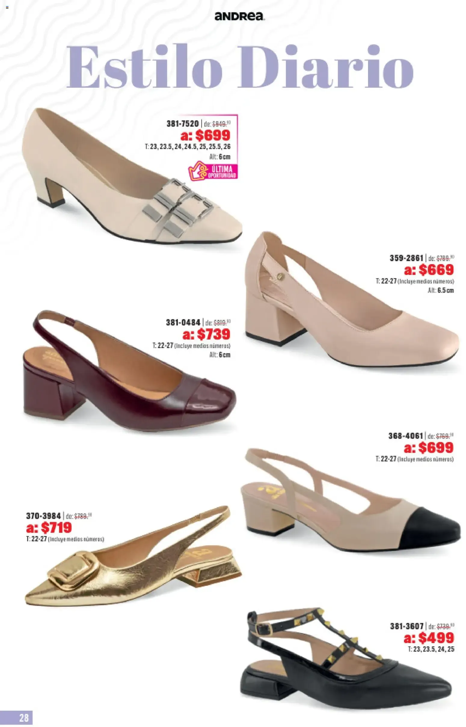 Catálogo de Andrea + Outlet Liquidación Primavera 31 de mayo al 25 de julio 2026 - Pagina 28