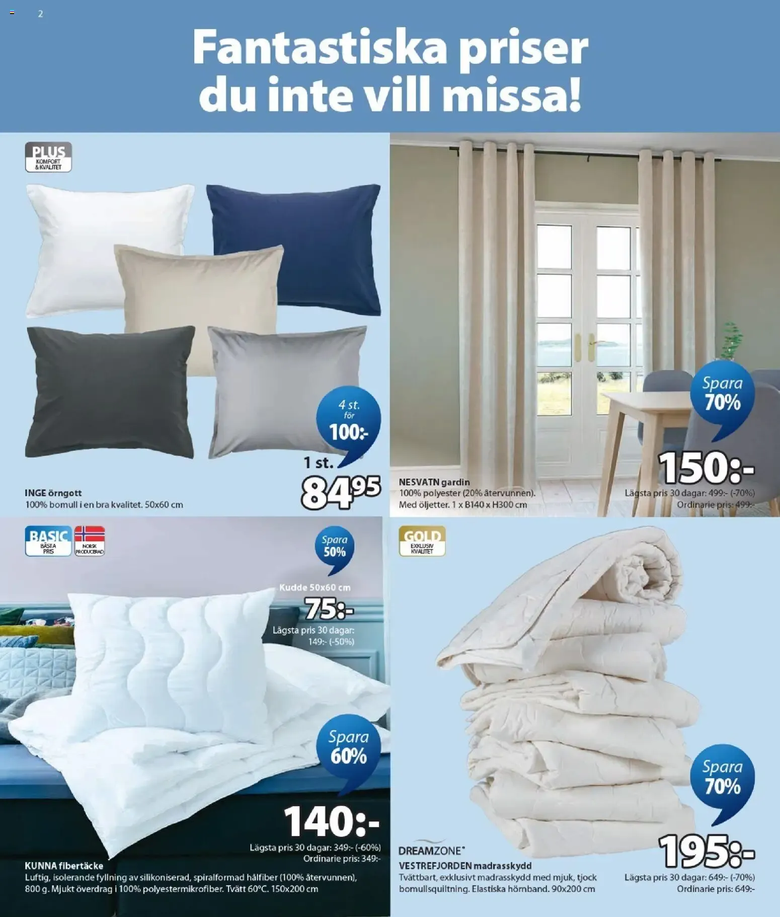 JYSK: Erbjudanden för hemmet och trädgårdsvaror från 27 juli till 6 september 2026 - Reklamblad sidor 2