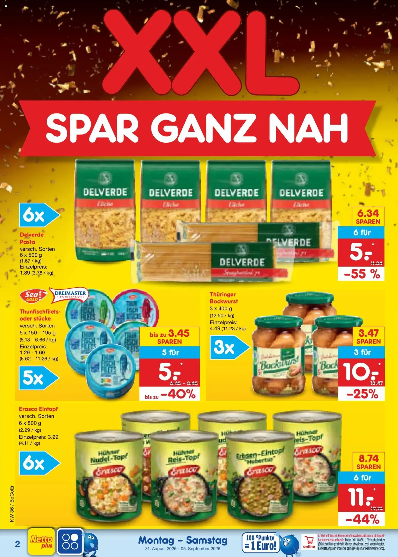 Netto Marken-Discount Prospekt (ab 31.08.2026) » Angebote von 31. August bis 5. September 2026 - Prospekt seite 4