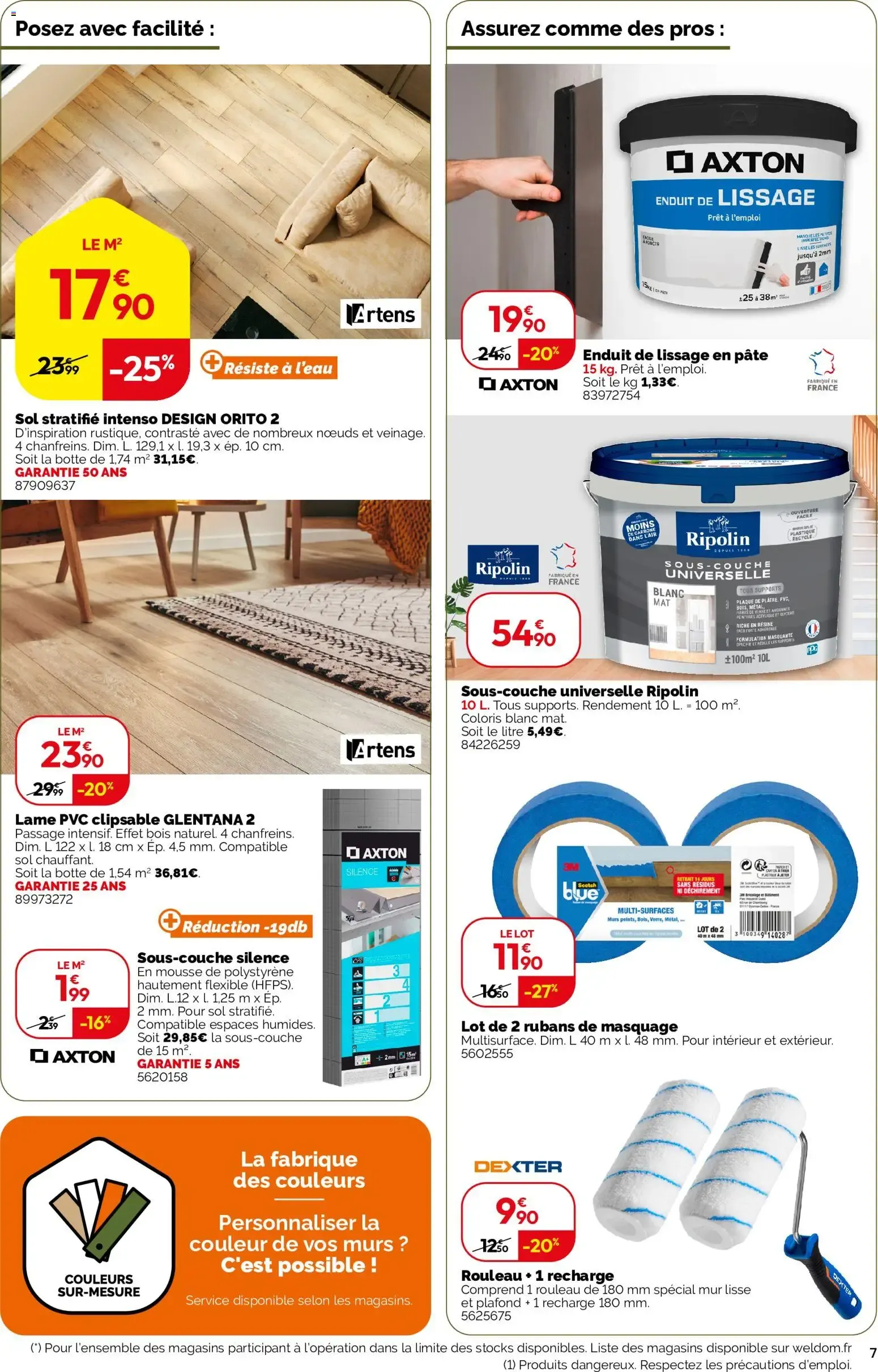 Weldom catalogue à partir du 22/07/2026 - promo en ligne du 22 juillet au 18 août 2026 - Catalogue page 7