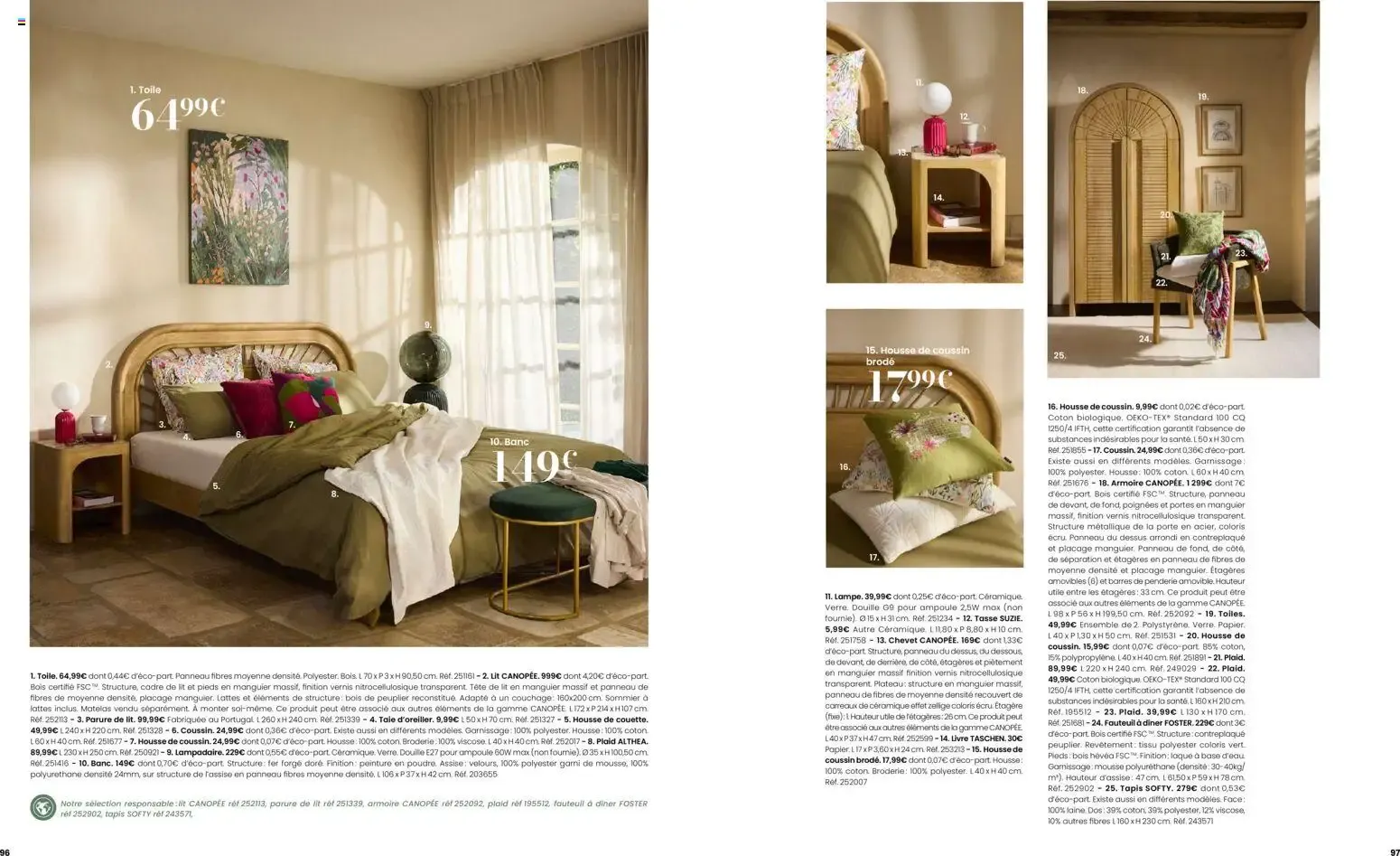 Maisons du Monde - Itinéraire Estival Collection Printemps - Été 2026 du 16 février au 1 septembre 2026 - Catalogue page 49