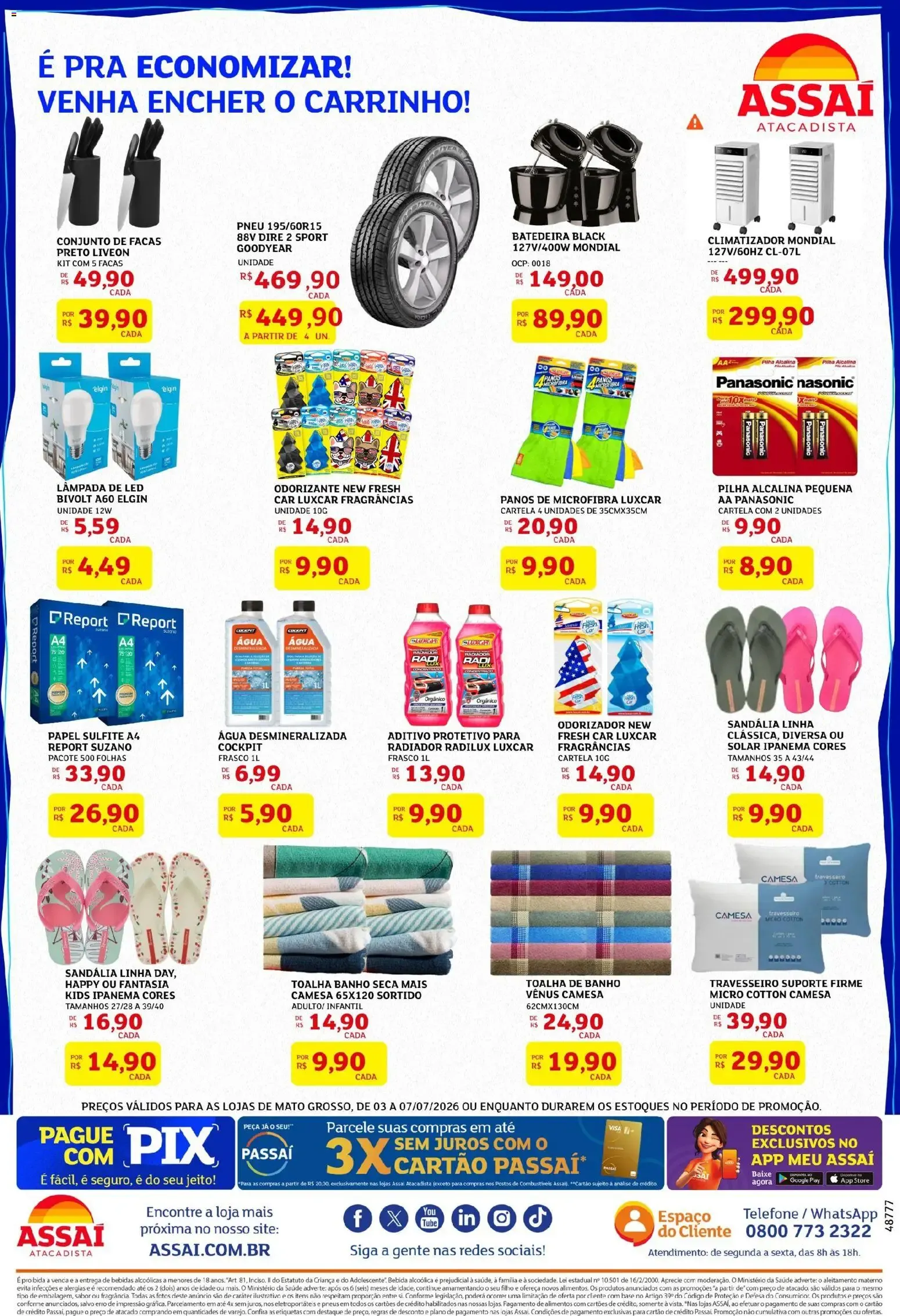 Encarte de Assaí Atacadista ofertas - MT de 03/07/2026 | Promoções Online 3 de julho até 7 de julho 2026 - Pagina 2