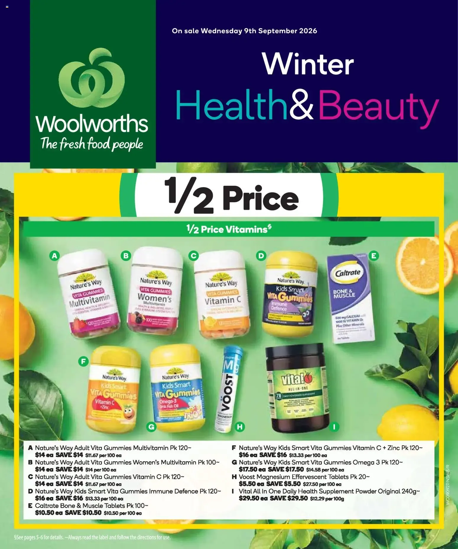 Woolworths Winter Health & Beauty: 1/2 Price Dove - Catalogue valid from 9 September to 15 September 2026 - page 2