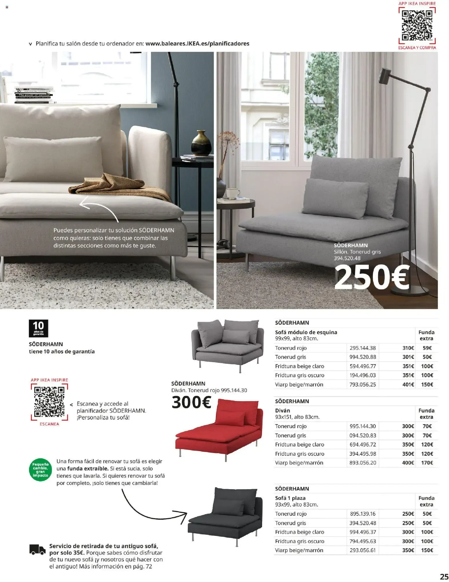Catálogo de Guía de Compra Sofás IKEA 7 de mayo al 31 de agosto 2026 - Página 25