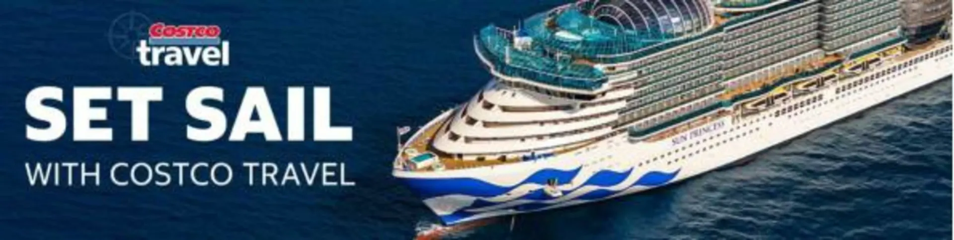 Weekly promotion Set Sail with Costco Travel spanning from August 19 to September 3 2026 - Page 1 for Catalogue 365