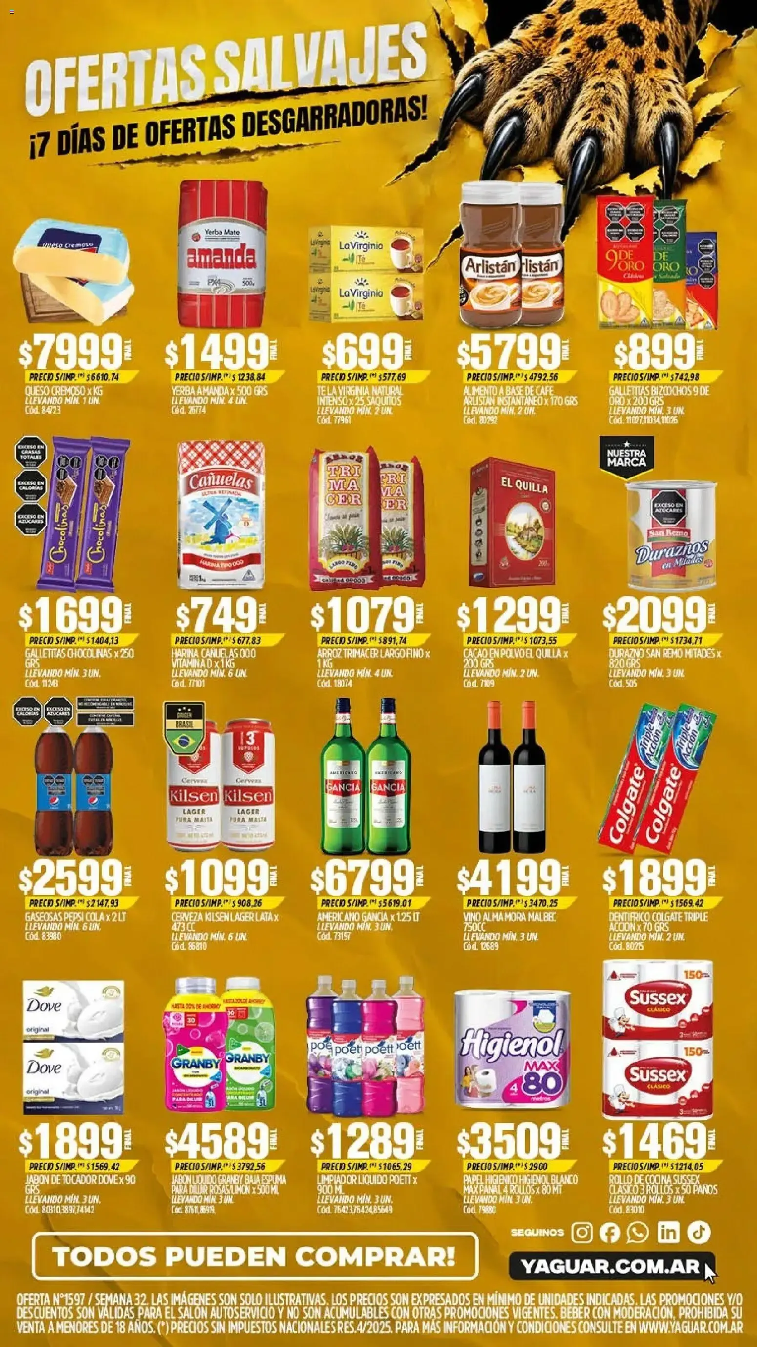 Ofertas de Yaguar - Oferta Semanal Santa Fé del 03/08/2026 - 09/08/2026 3 de agosto al 9 de agosto 2026 - Página 2 del catálogo