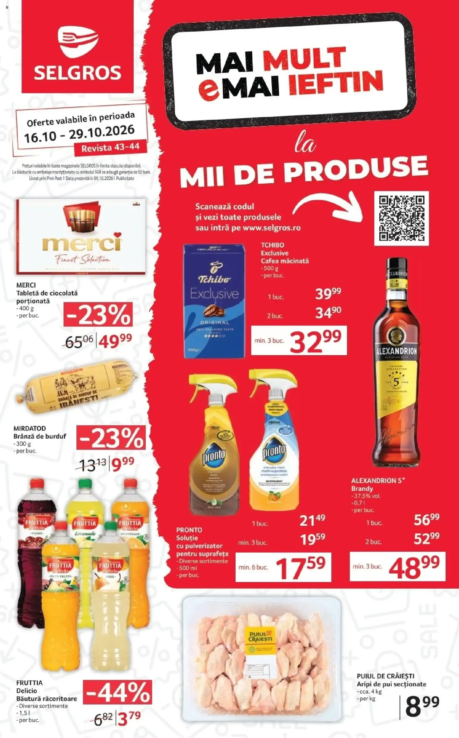Catalog MAI MULT E MAI IEFTIN la MII DE PRODUSE de la 16 octombrie până la 29 octombrie 2026 - Revista Pagina 1