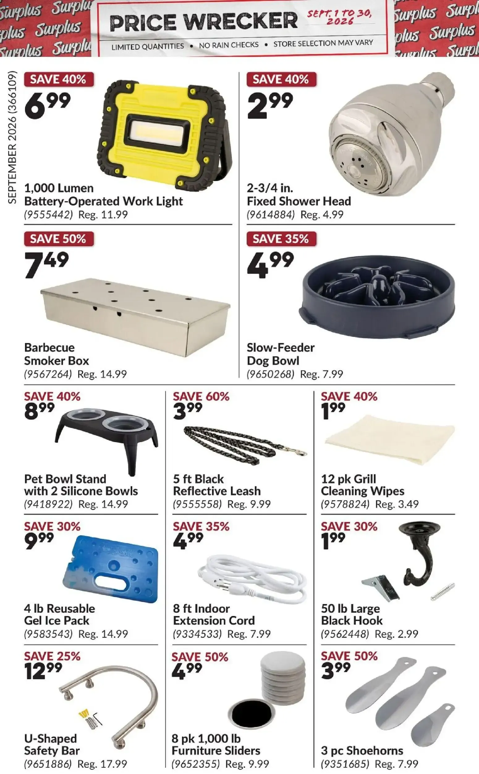 Princess Auto flyer- Price Wrecker from Sep 1, 2026 > weekly specials & deals from September 1 to September 30 2026 - flyer page 11