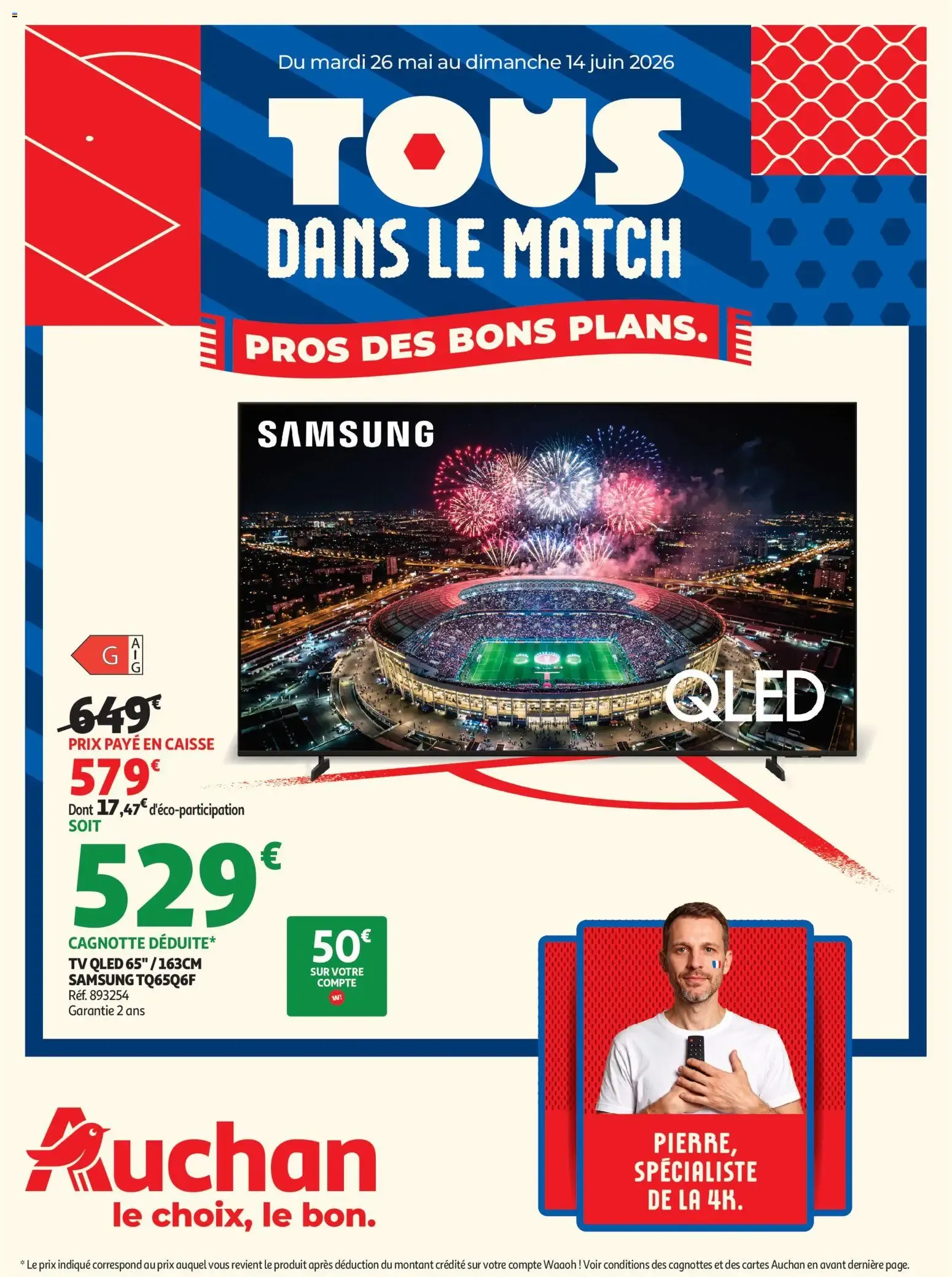 Tous dans le match, Pros des bons plans du 26 mai au 14 juin 2026 - Catalogue page 1