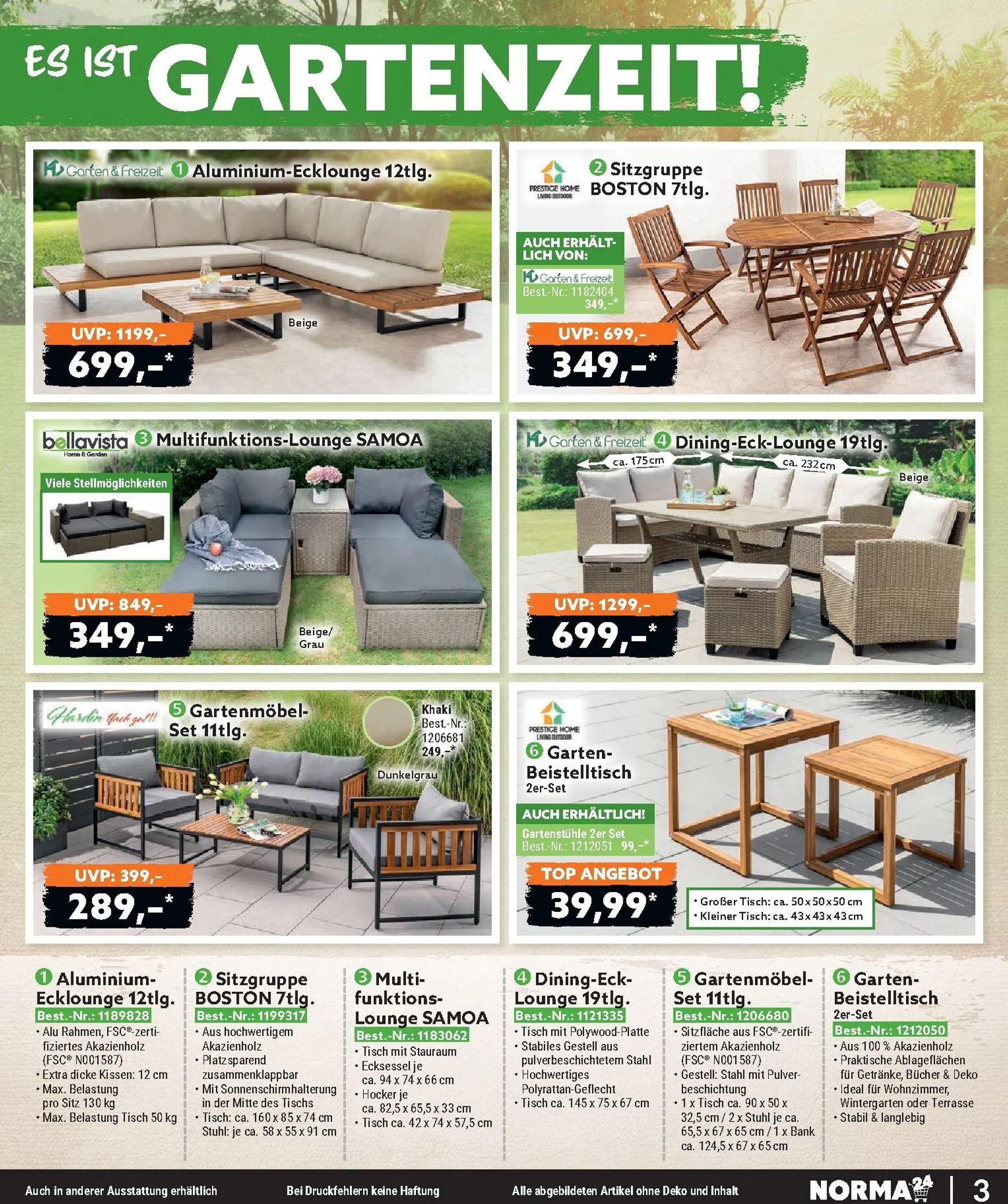 Norma - Bestellmagazin Prospekt – von Montag 01.06.2026 bis Dienstag 30.06.2026 von 1. Juni bis 30. Juni 2026 - Prospekt seite 3