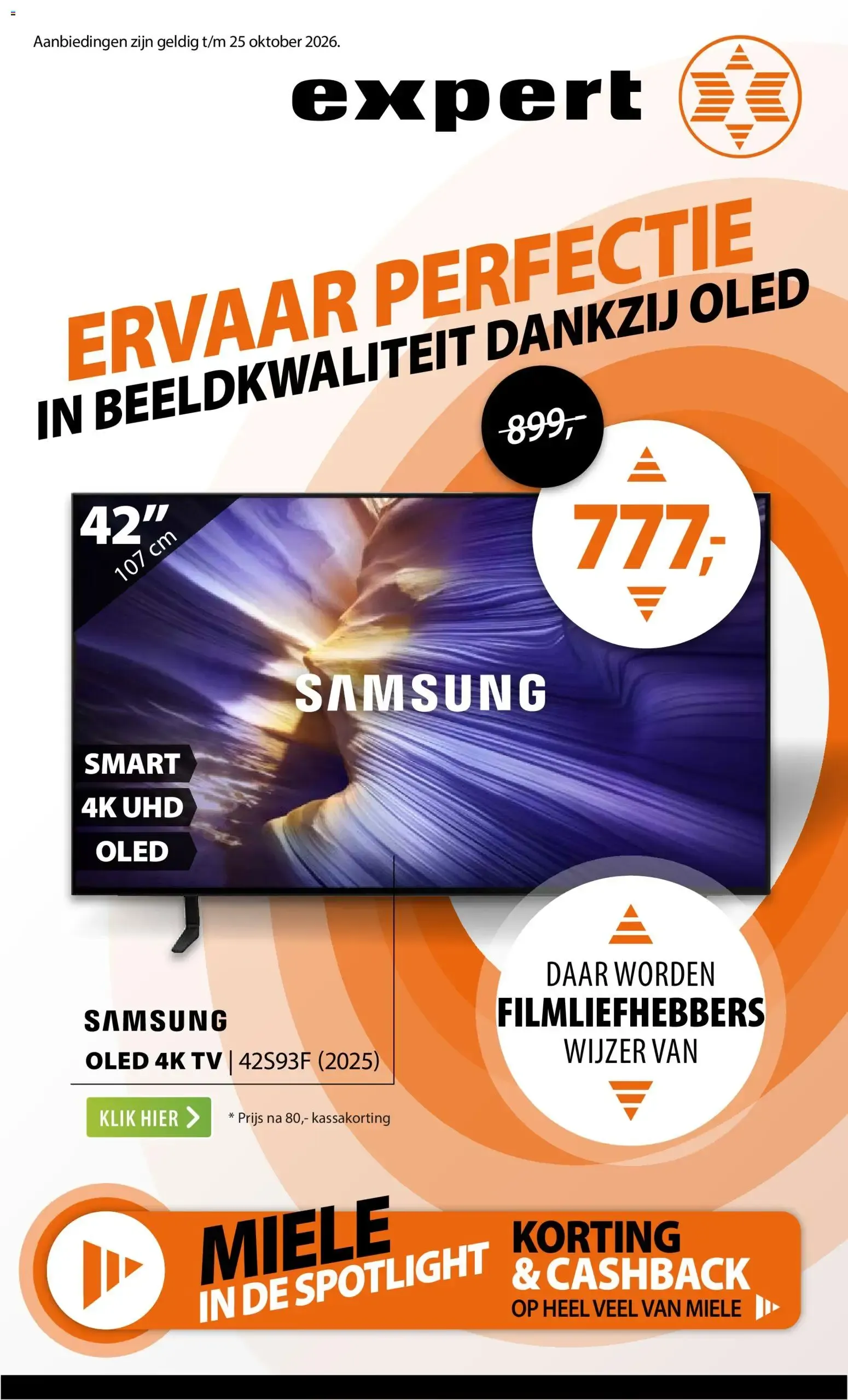 ERVAAR PERFECTIE IN BEELDKWALITEIT DANKZIJ OLED
