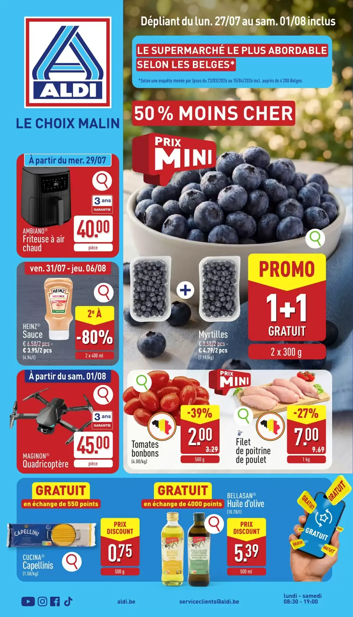 ALDI Dépliant week 31 van 27 juli tot 1 augustus 2026 - folder pagina 1