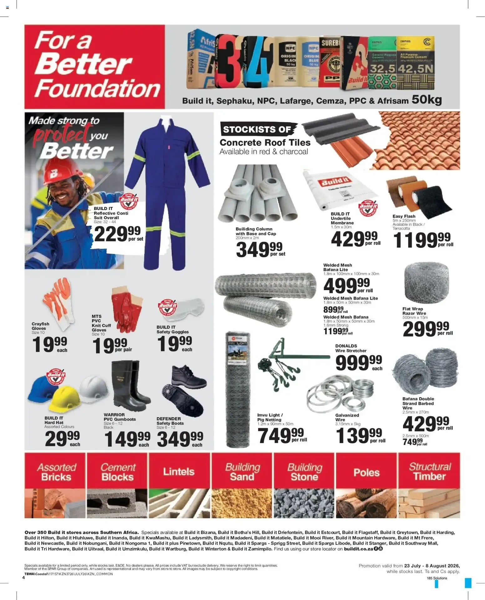 Build It Specials from 23 July to 8 August 2026 - Catalogue Page 1