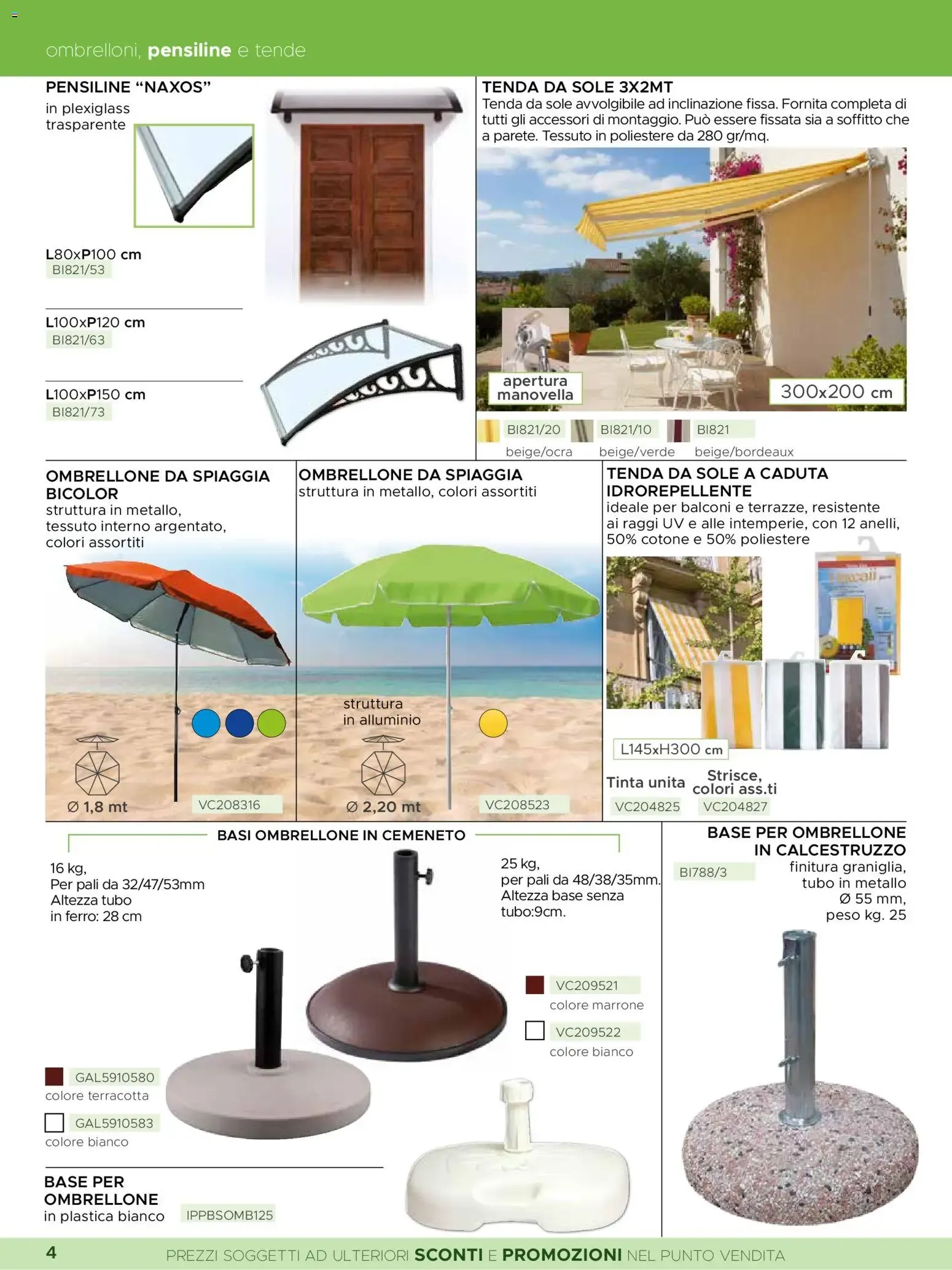 La Prealpina Catalogo Giardino Arredo Esterno Tempo Libero 2026 da 8 giugno a 10 agosto di 2026 - Pagina del volantino 4