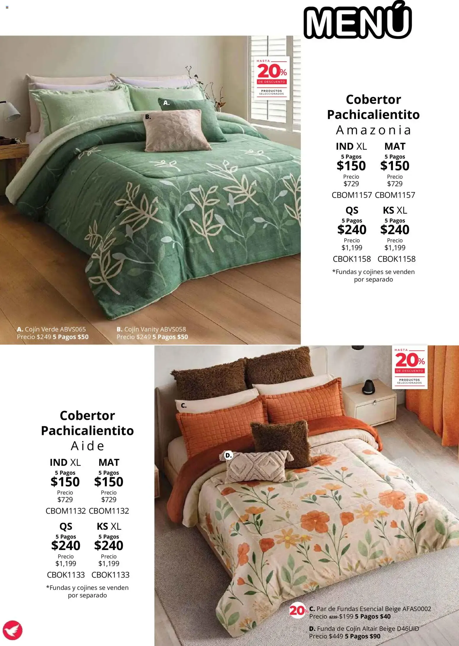 Catálogo de Colchas Concord catálogo Colección Cobertor (01/08/2026 - 31/10/2026) - catálogo en línea 1 de agosto al 31 de octubre 2026 - Pagina 14