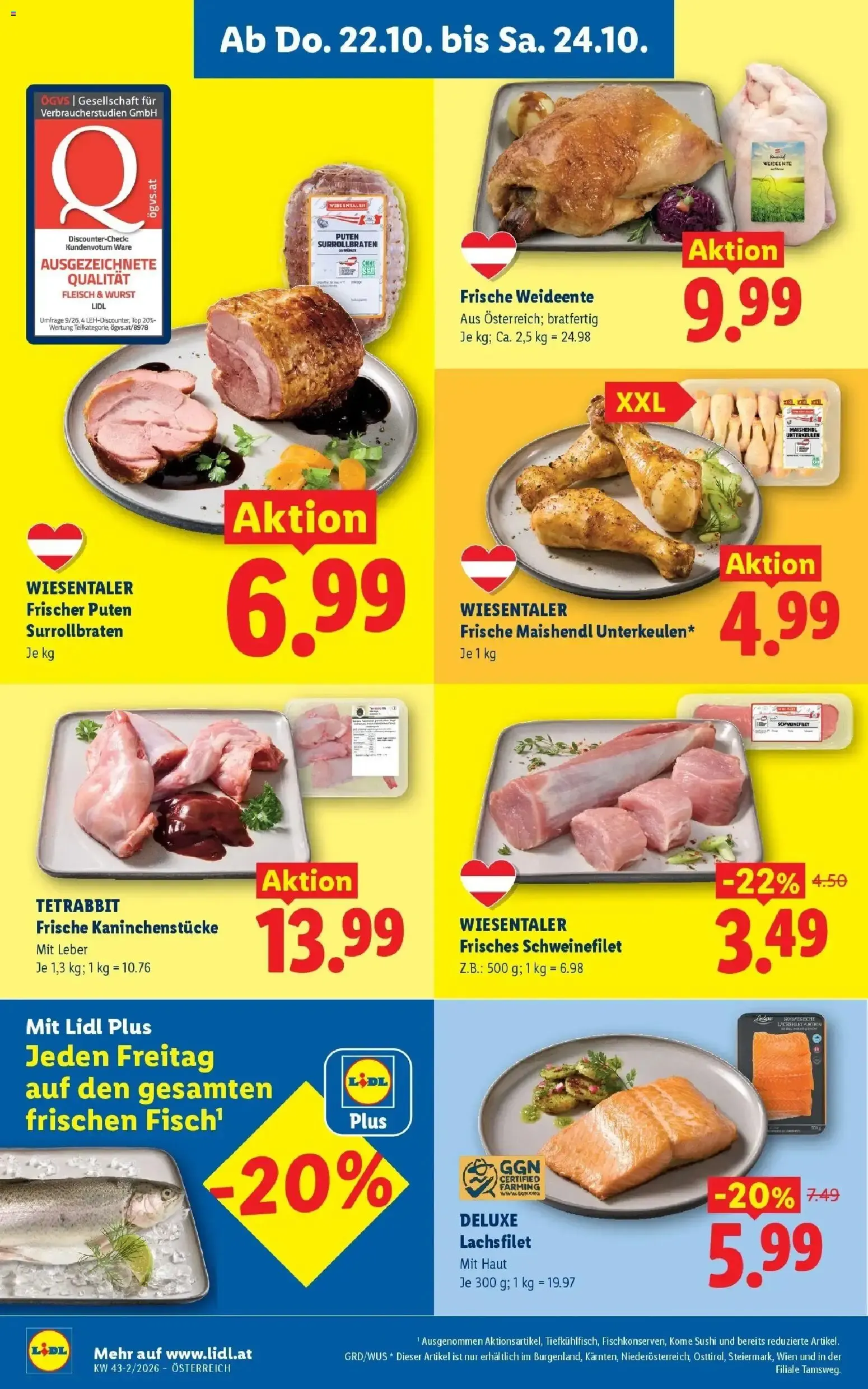Lidl Flugblatt - Wien ab 18.10.2026 - Angebote ab donnerstag von 22. Oktober bis 24. Oktober 2026 - Flugblätt seite  6
