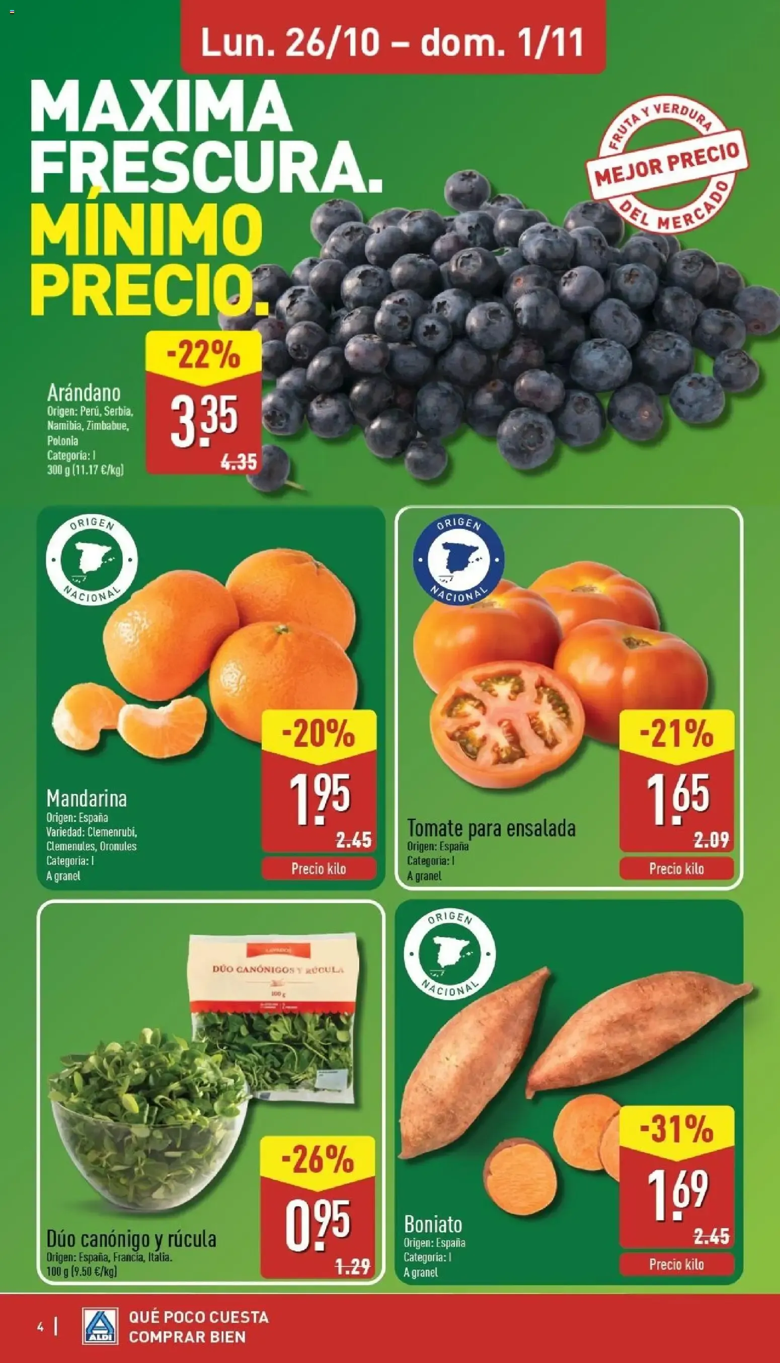 Catálogo de Aldi folleto Península del 26/10/2026 | Catálogo 26 de octubre al 1 de noviembre 2026 - Página 4