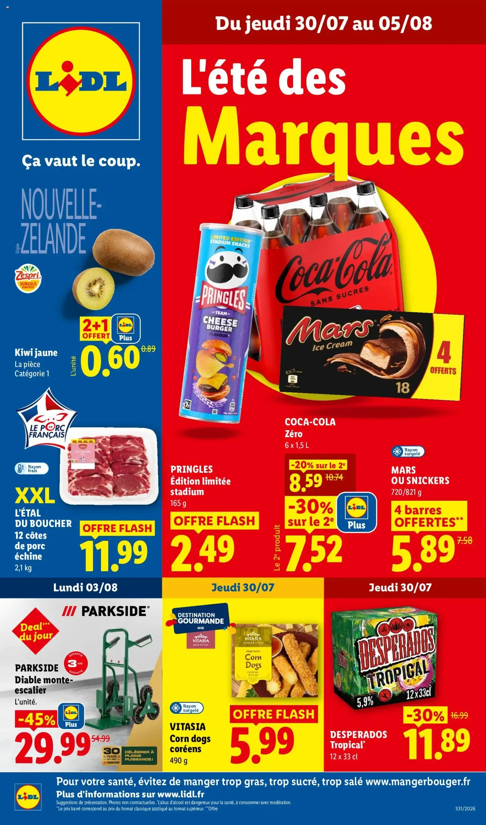 LIDL L'été des Marques du 30 juillet au 5 août 2026 - Catalogue page 1