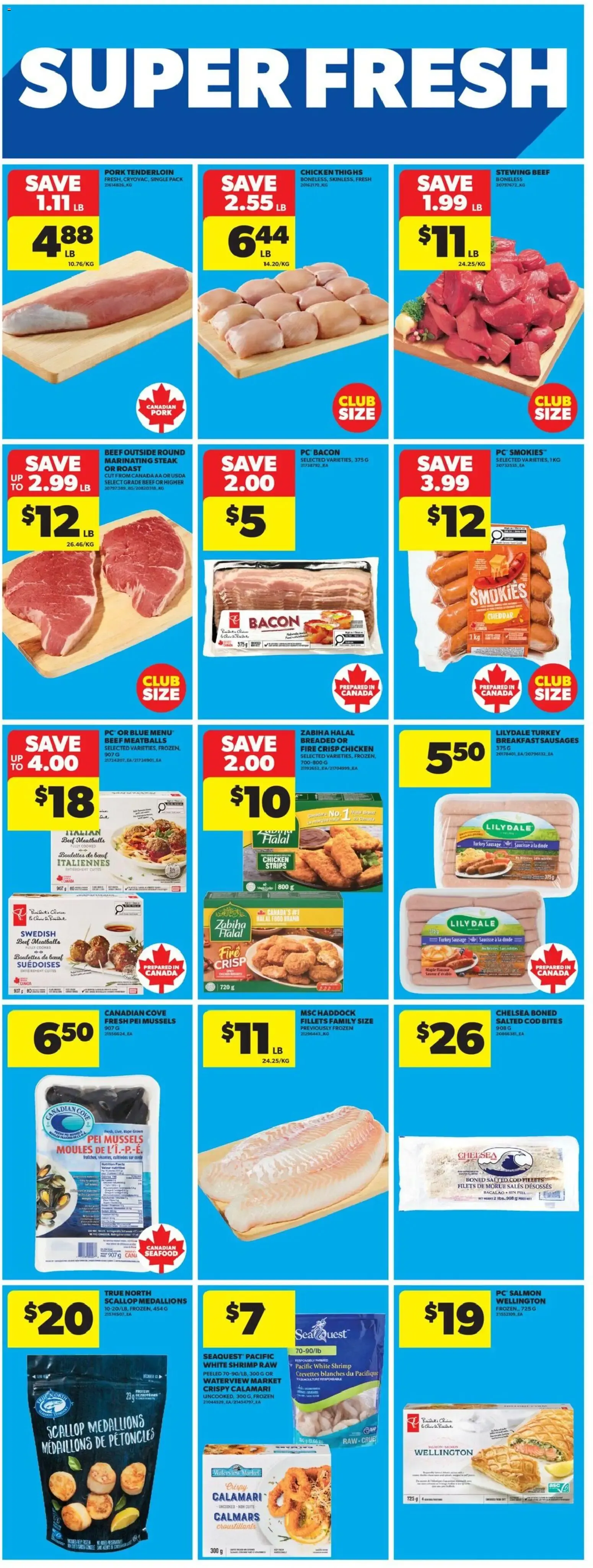 Real Canadian Superstore weekly flyer / circulaire from Sep 17, 2026 > weekly specials & deals from September 17 to September 23 2026 - flyer page 12