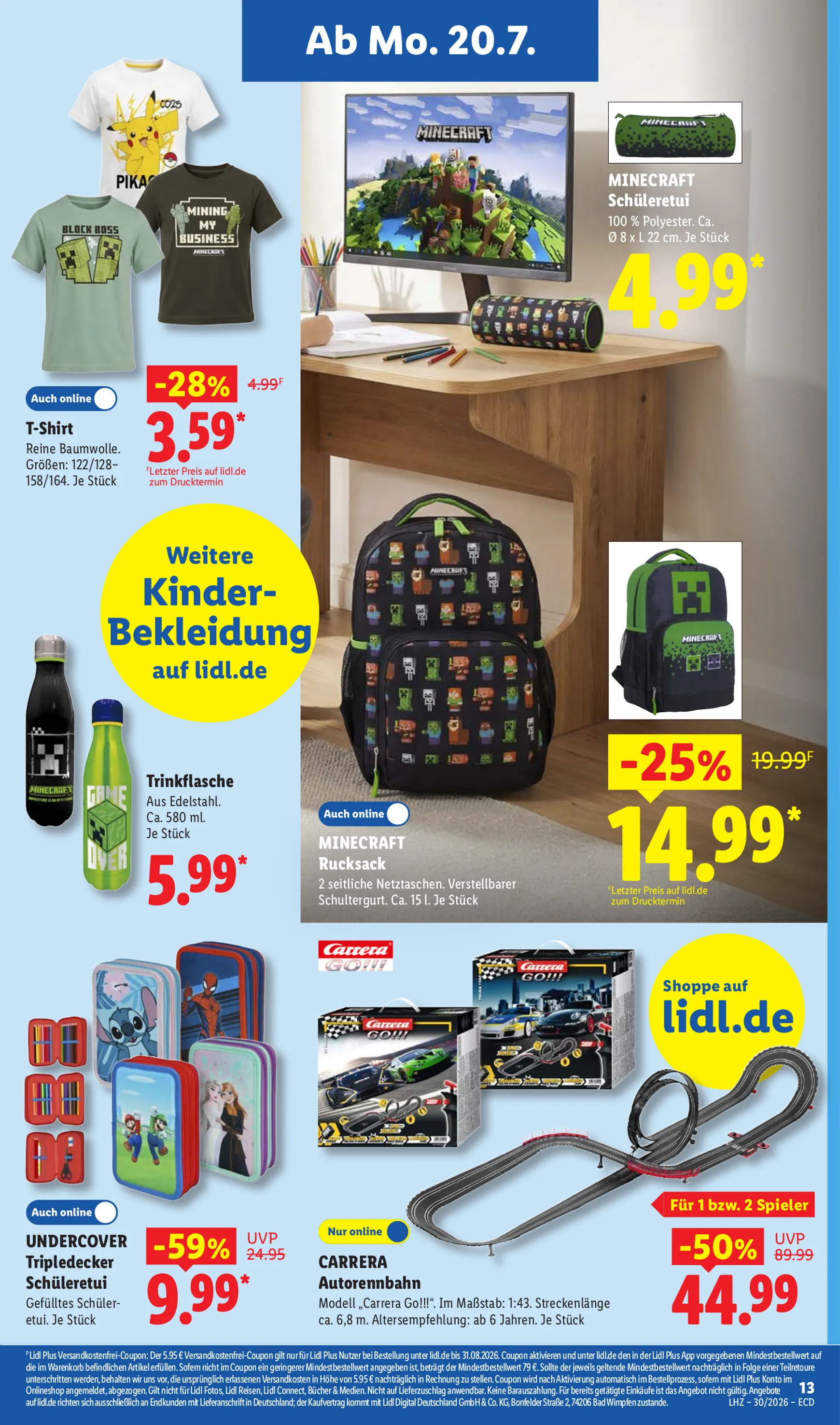 Lidl: Sparen beim Preisführer von 20. Juli bis 25. Juli 2026 - Prospekt seite 34