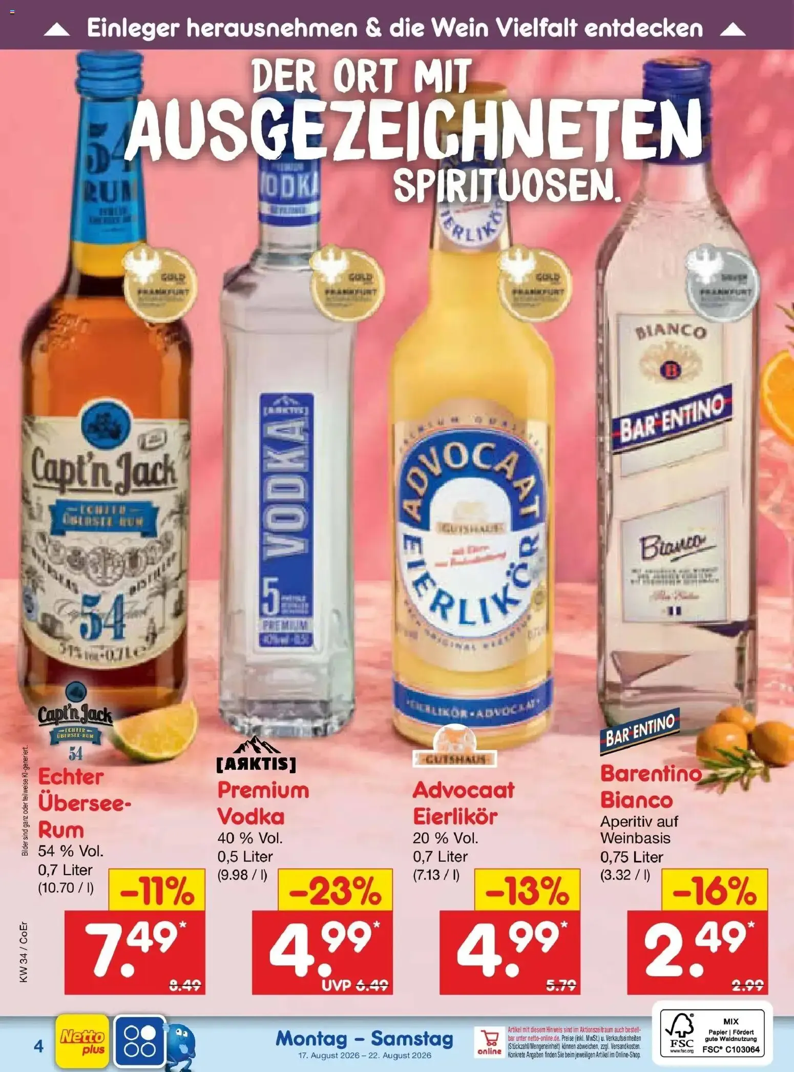 Netto Marken-Discount Prospekt Bitterfeld-Wolfen (ab 17.08.2026) » Angebote von 17. August bis 22. August 2026 - Prospekt seite 45