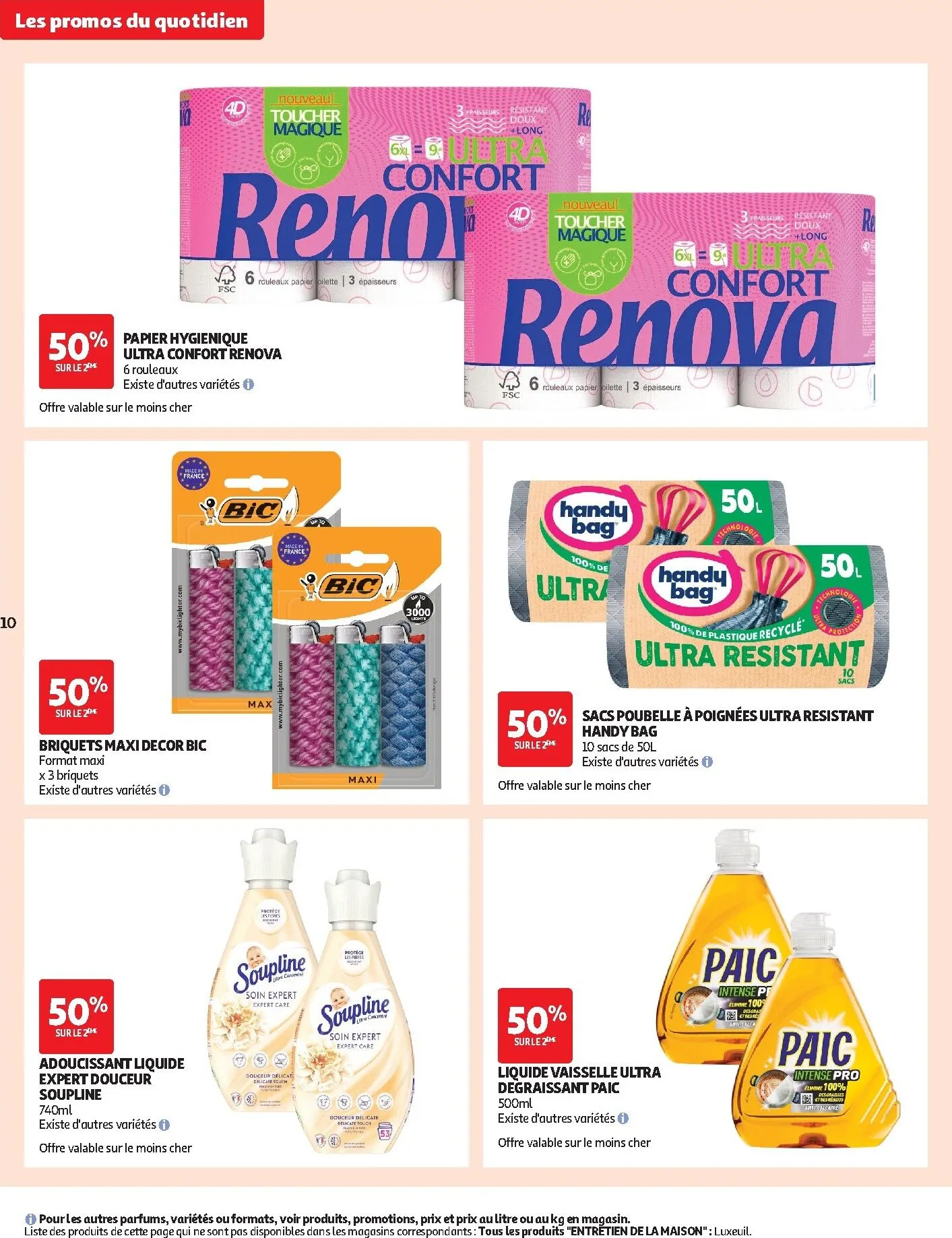 Current Auchan - Les promos du moment leaflet valid from du mardi 13/10/2026 to du dimanche 25/10/2026 du 13 octobre au 25 octobre 2026 - Catalogue page 10