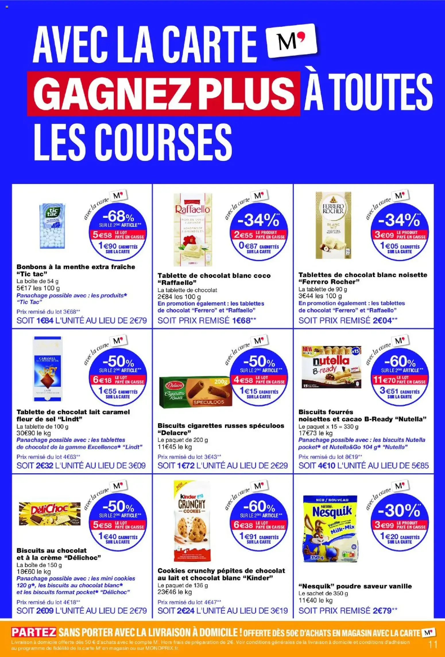 Monoprix - Hasta 50% en el segundo producto de selección du 16 juin au 28 juin 2026 - Catalogue page 11