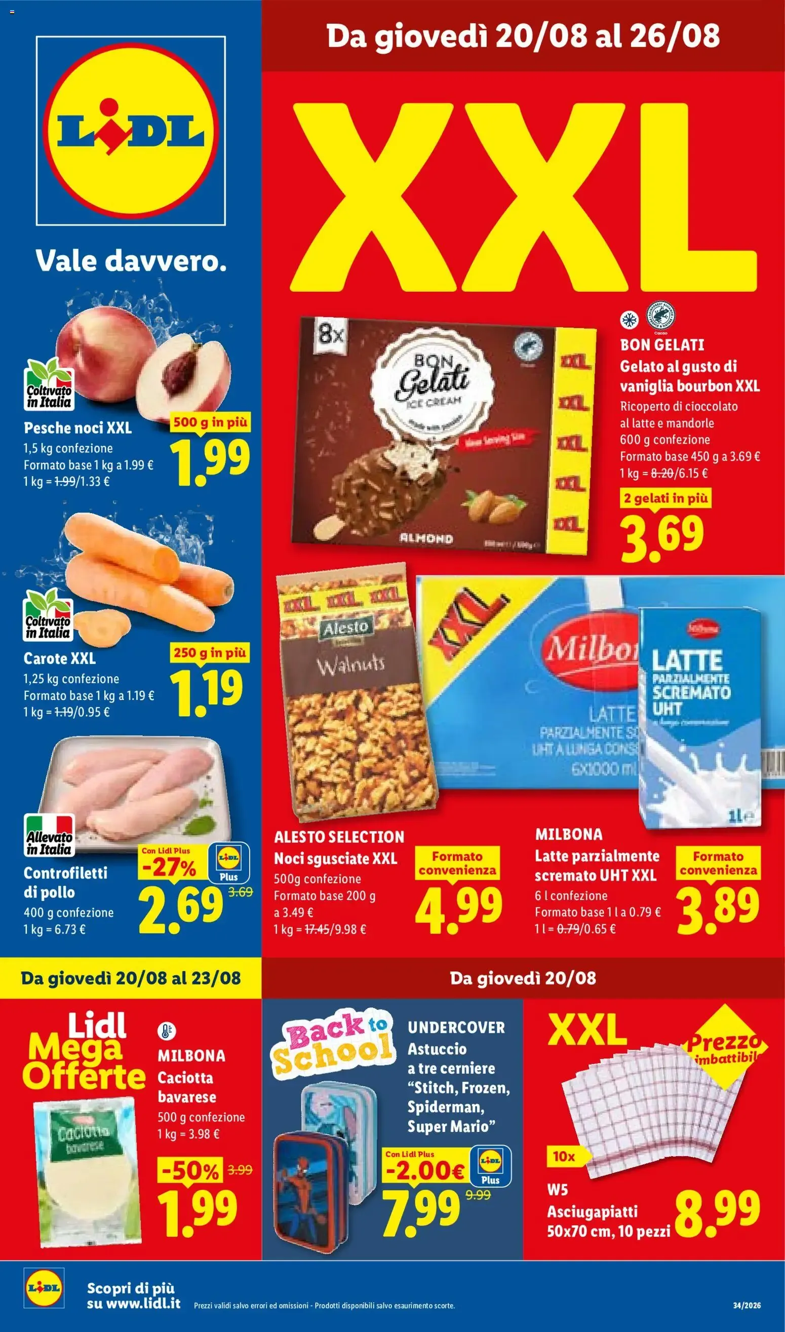 NUOVO LIDL volantino dal 20/08/2026 della prossima settimana da 20 agosto a 26 agosto di 2026 - Pagina del volantino 1