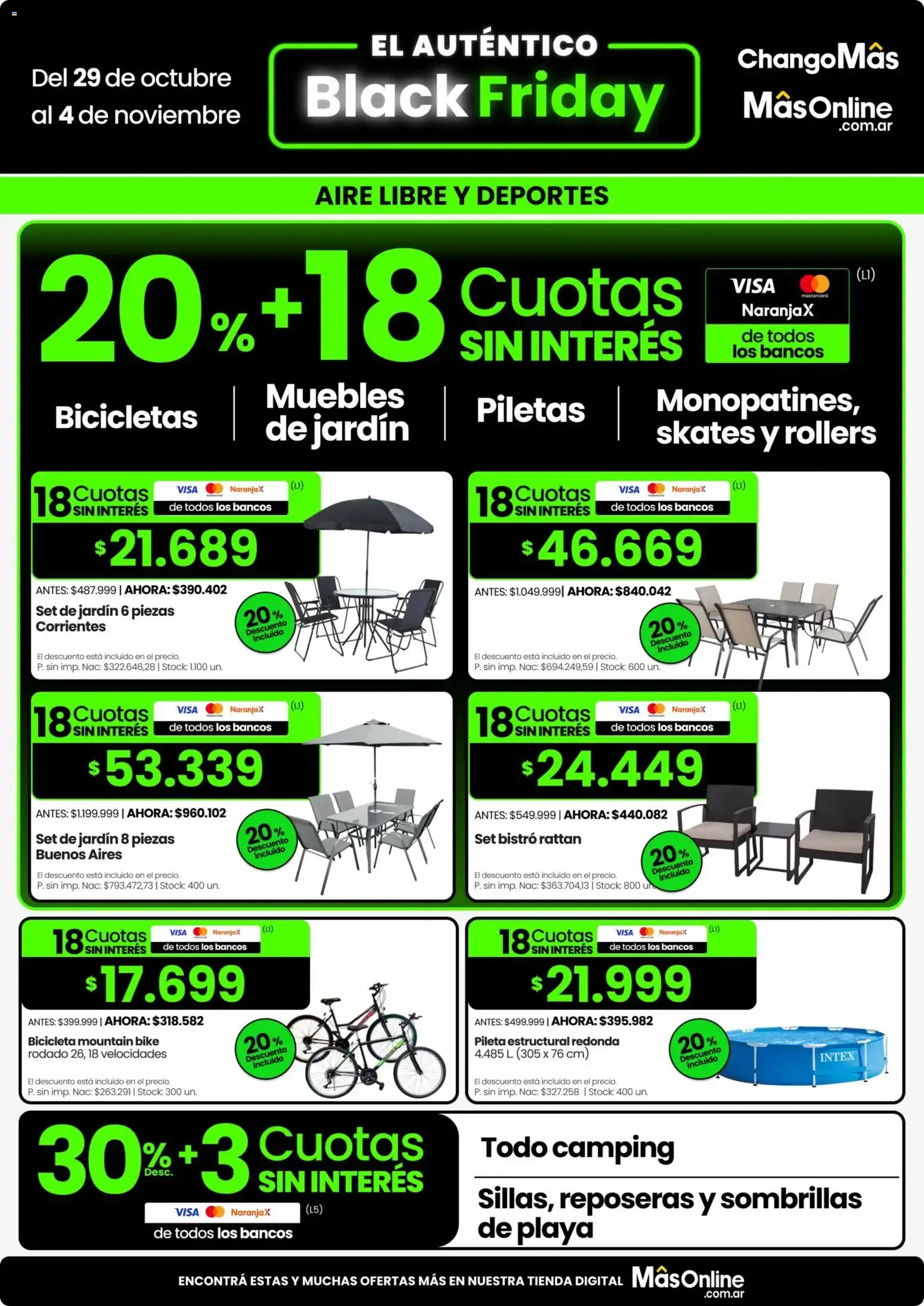 Ofertas de Changomas BLACK FRIDAY Folleto de 29/10/2026 29 de octubre al 4 de noviembre 2026 - Página 10 del catálogo