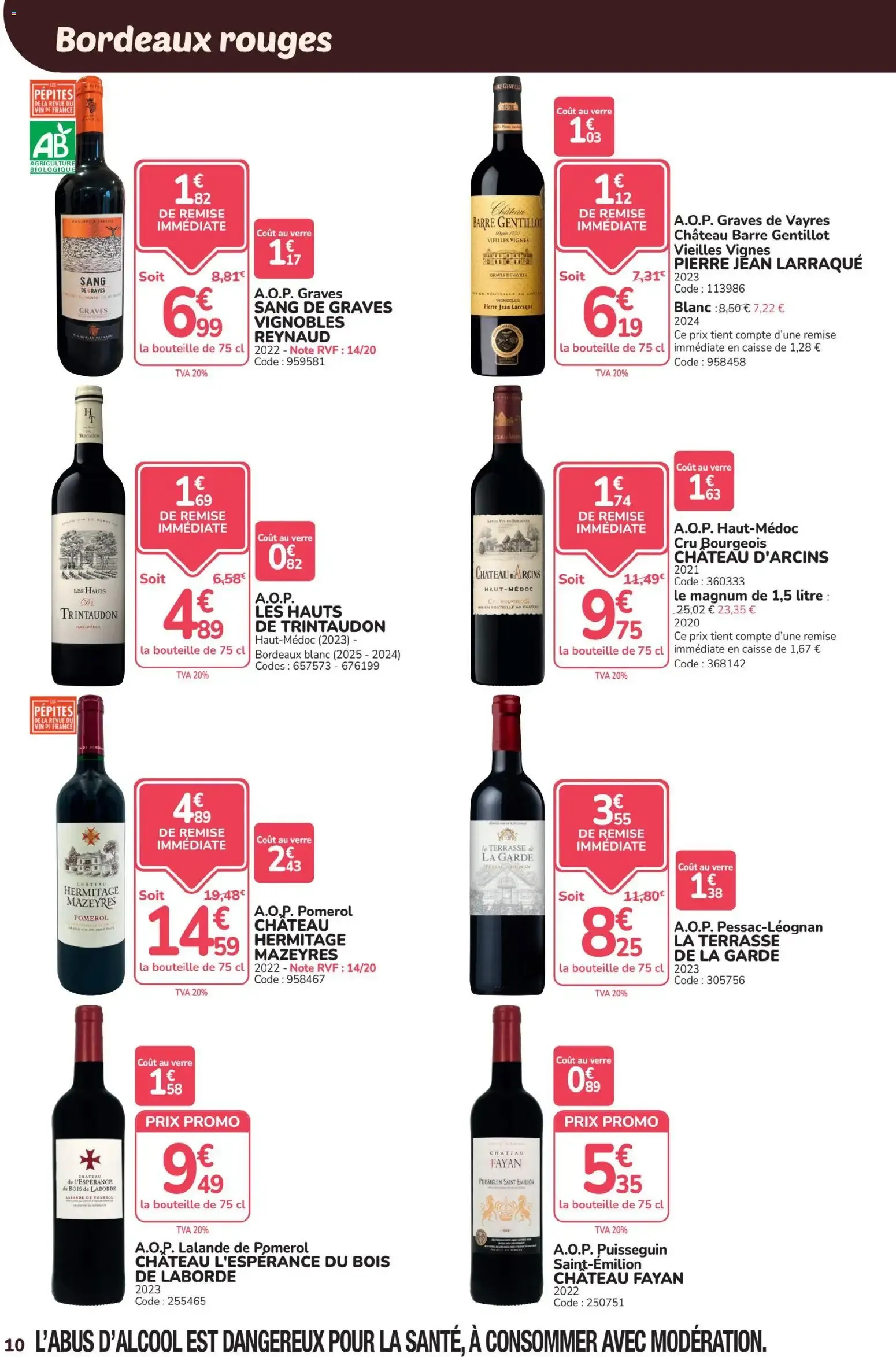 Promocash Foire aux vins à partir du 10/09/2026 - promo en ligne du 10 septembre au 10 octobre 2026 - Catalogue page 10