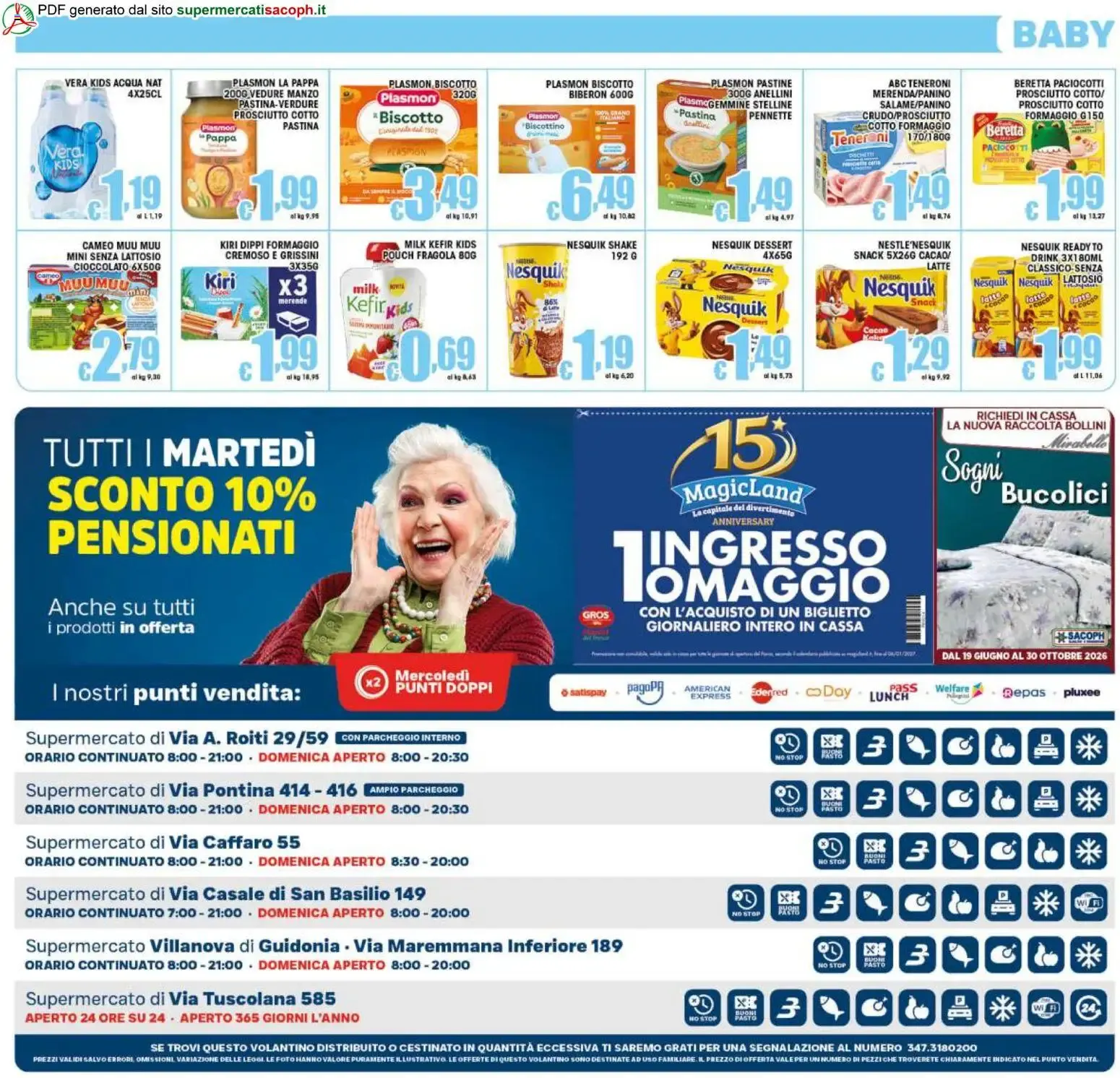 Sacoph volantino dal 19/06/2026 - online Offerte da 19 giugno a 30 giugno di 2026 - Pagina del volantino 20