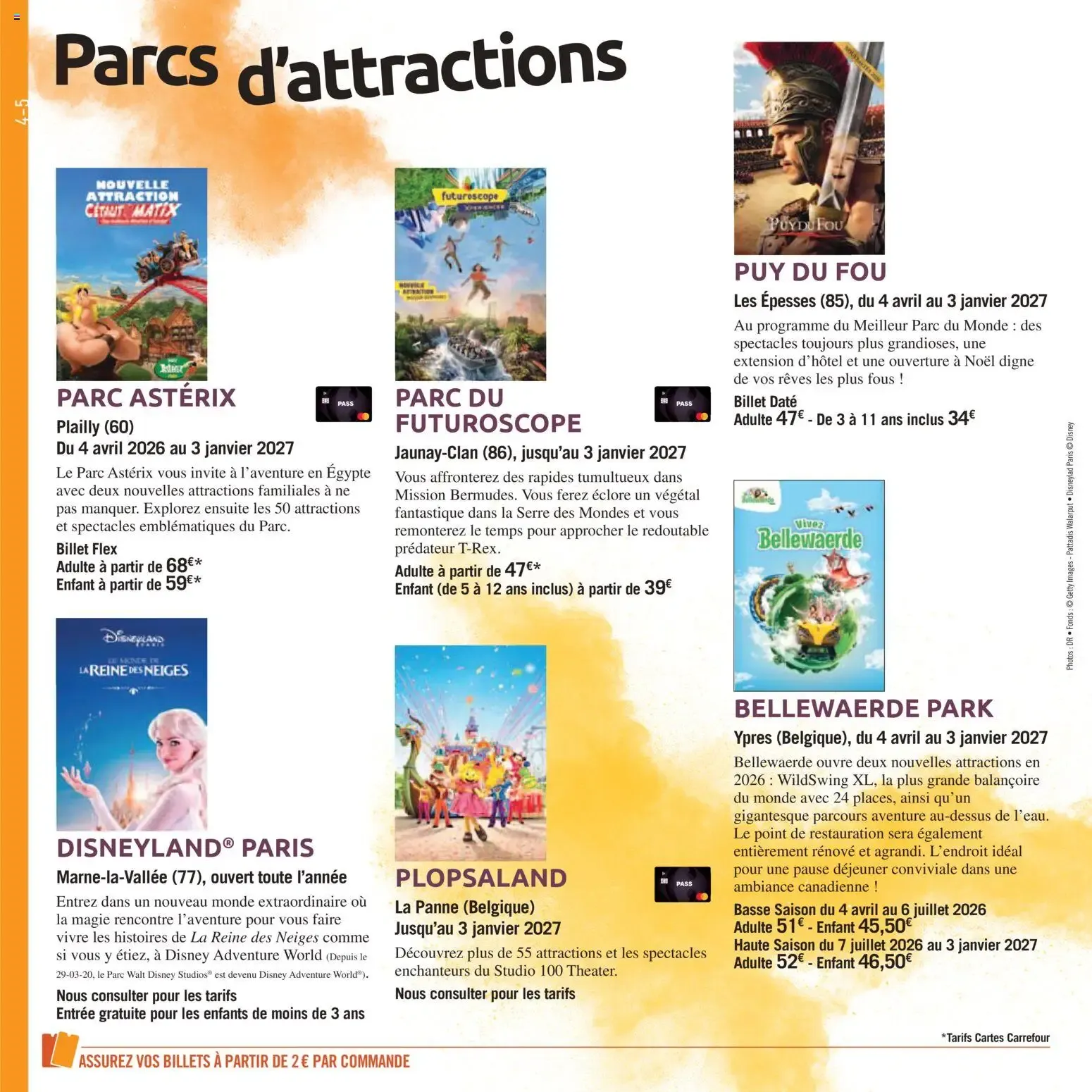 Carrefour spectacles LE BOOK DE VOS SORTIES du 1 avril au 30 septembre 2026 - Catalogue page 4