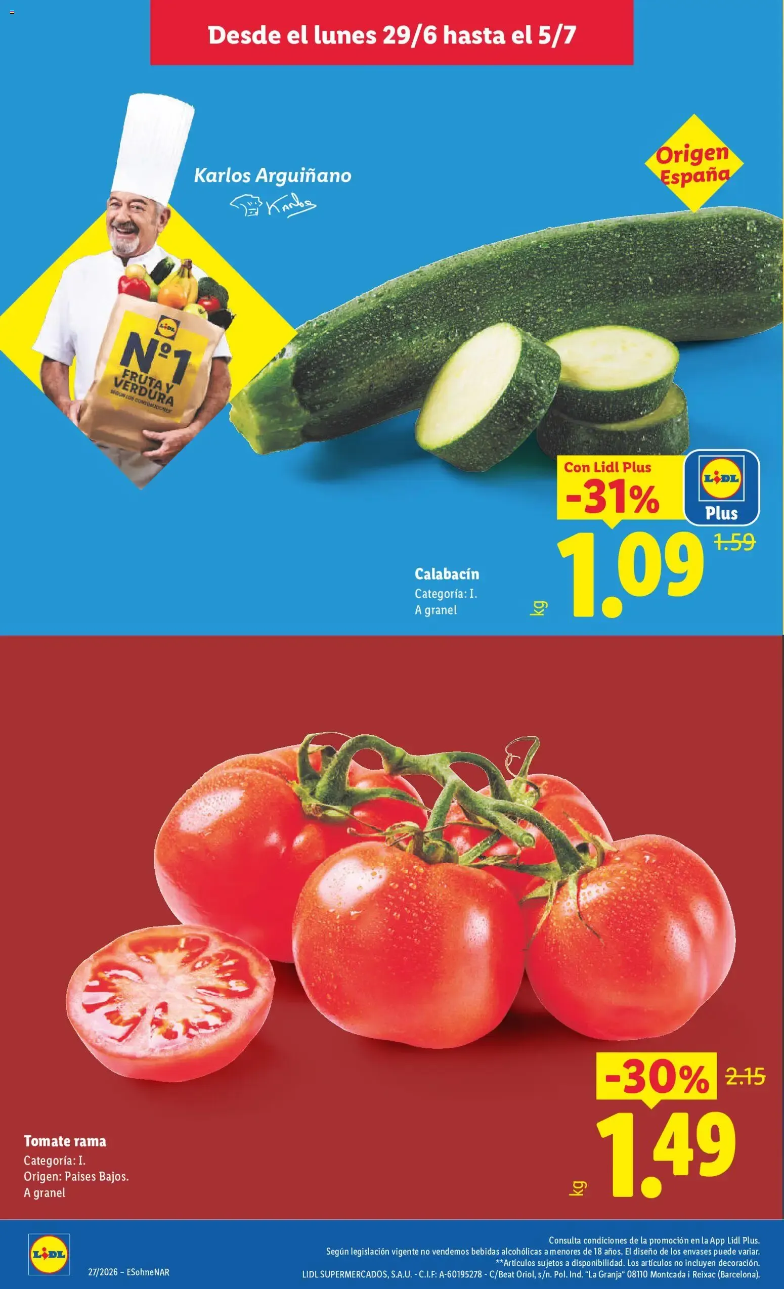 Catálogo de Con Lidl Plus acumula puntos y llévate premios extra 1 de julio al 5 de julio 2026 - Página 6