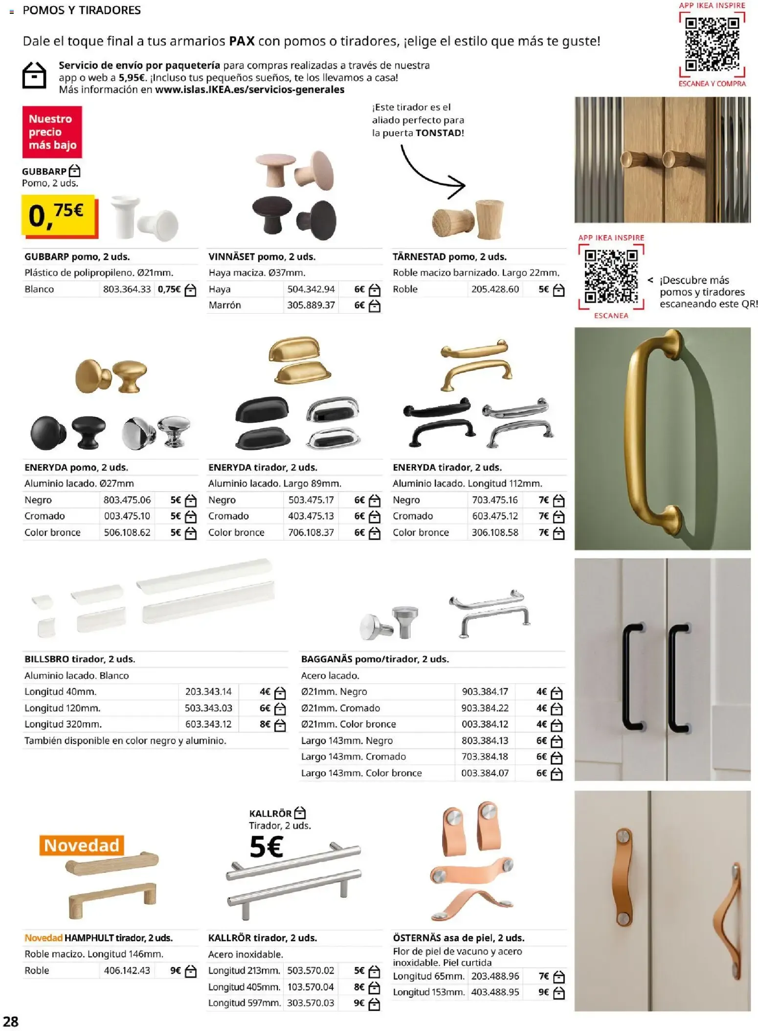 Catálogo de Guía de compra PAX y KOMPLEMENT - Sistema de armarios IKEA 1 de septiembre al 31 de enero 2027 - Página 28