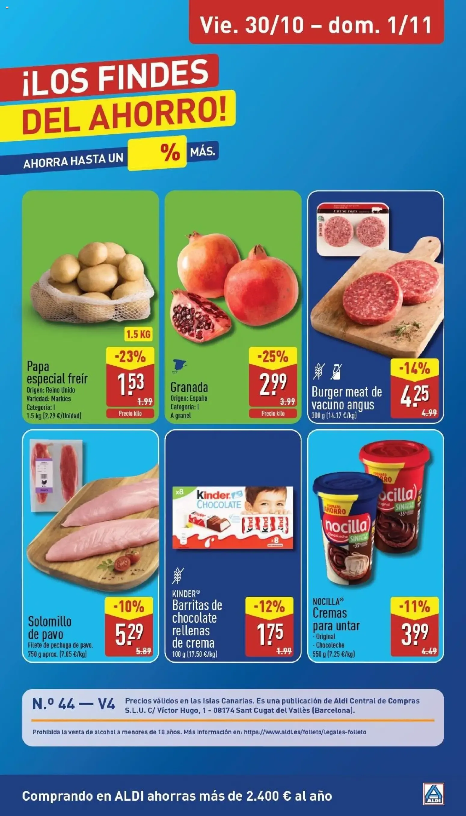 Catálogo de Aldi: El súper que más baja los precios de los frescos 26 de octubre al 1 de noviembre 2026 - Página 36