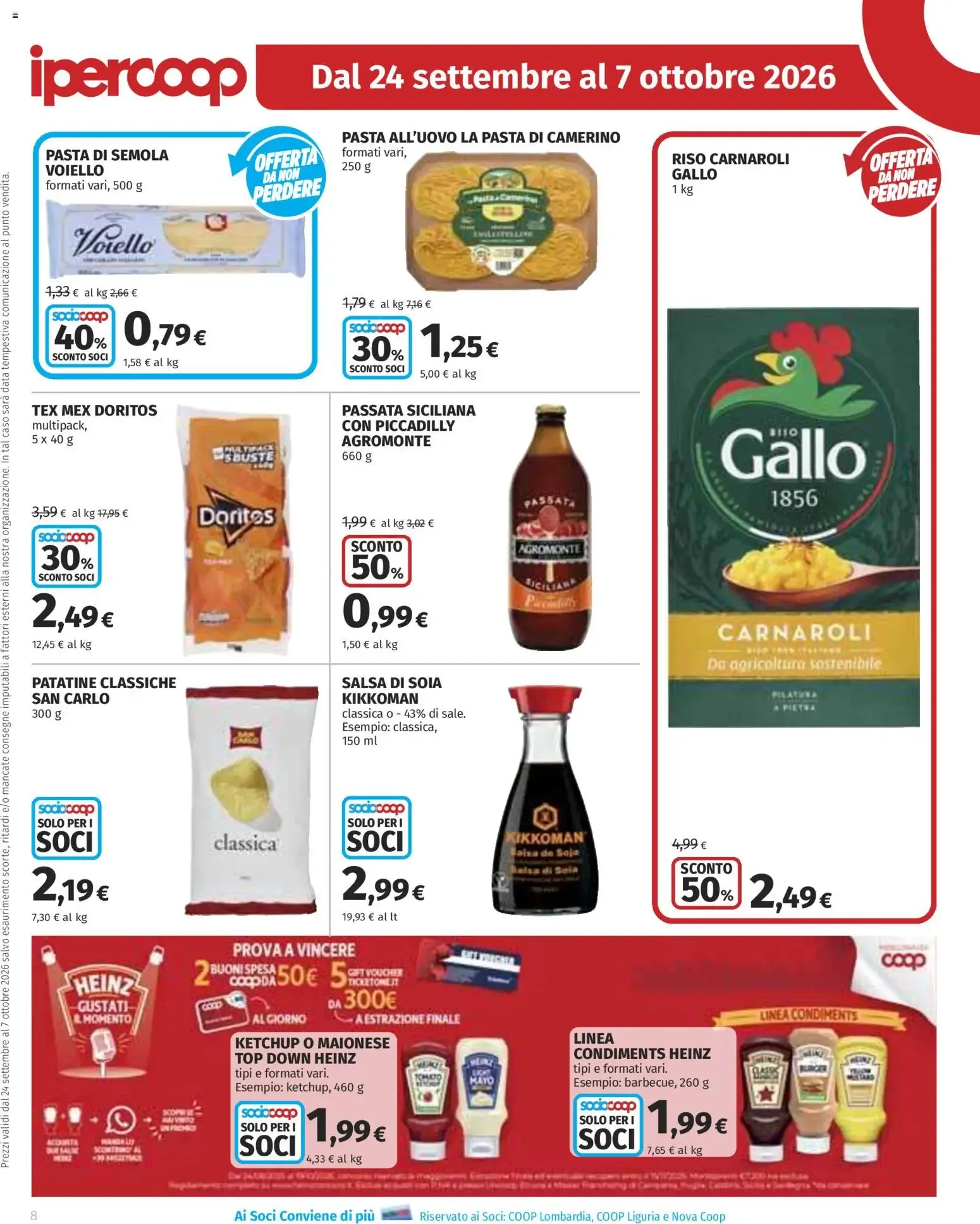 Anteprima volantino Ipercoop dal 24/09/2026 - nuovo offerte da 24 settembre a 7 ottobre di 2026 - Pagina del volantino 8
