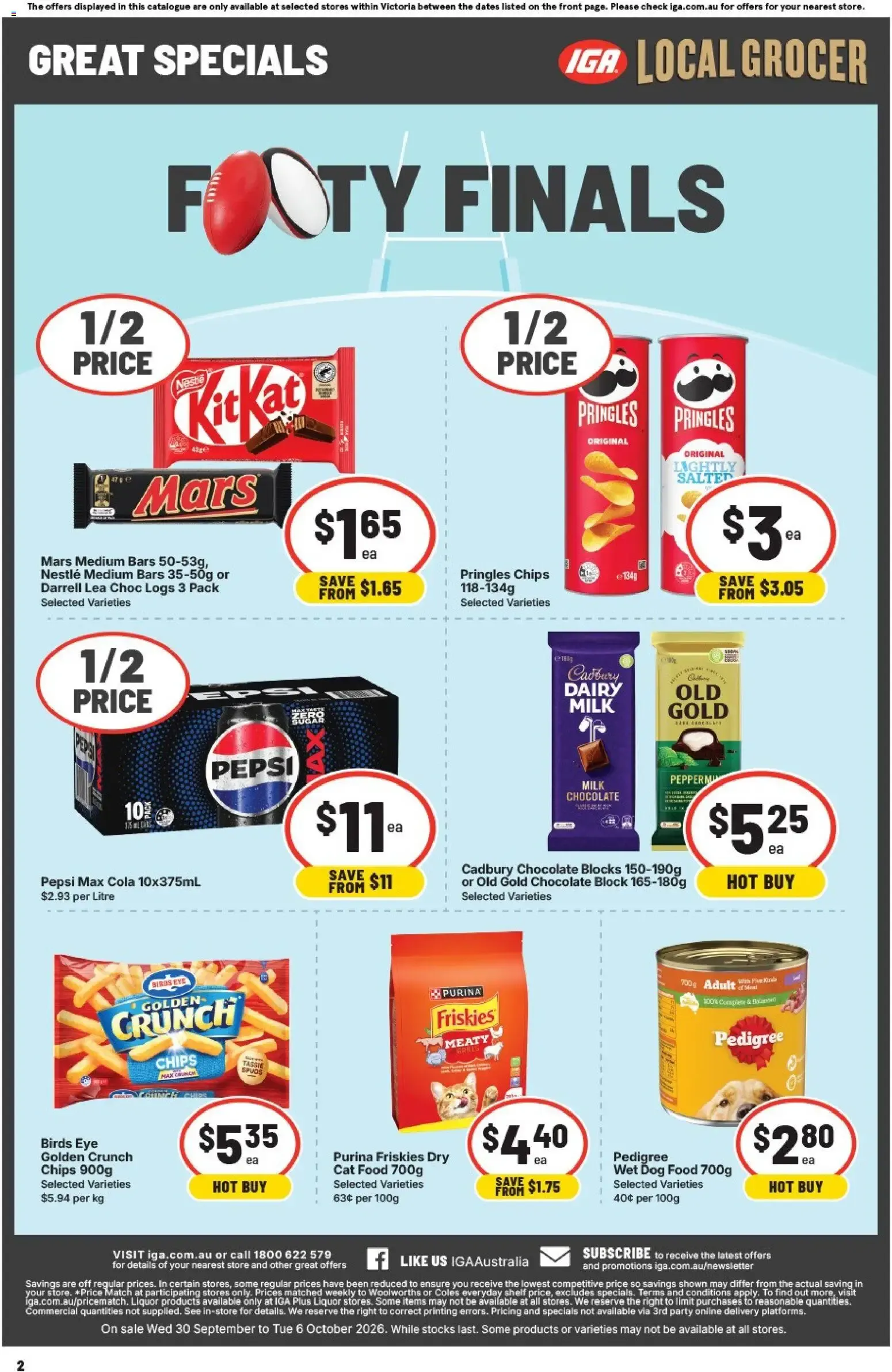 IGA LOCAL GROCER GREAT SAVES AND LOCAL FAVES - Catalogue valid from 30 September to 6 October 2026 - page 2
