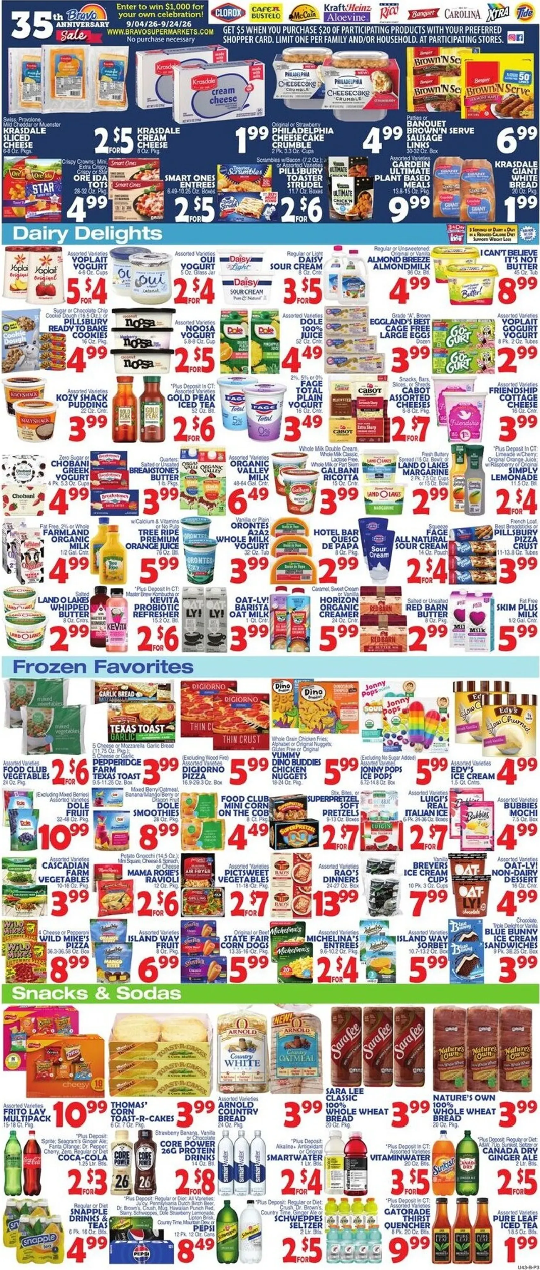 Weekly ad Bravo Supermarkets: 35th Birthday Sale-A-Bration from September 18 to September 24 2026 - Page 3