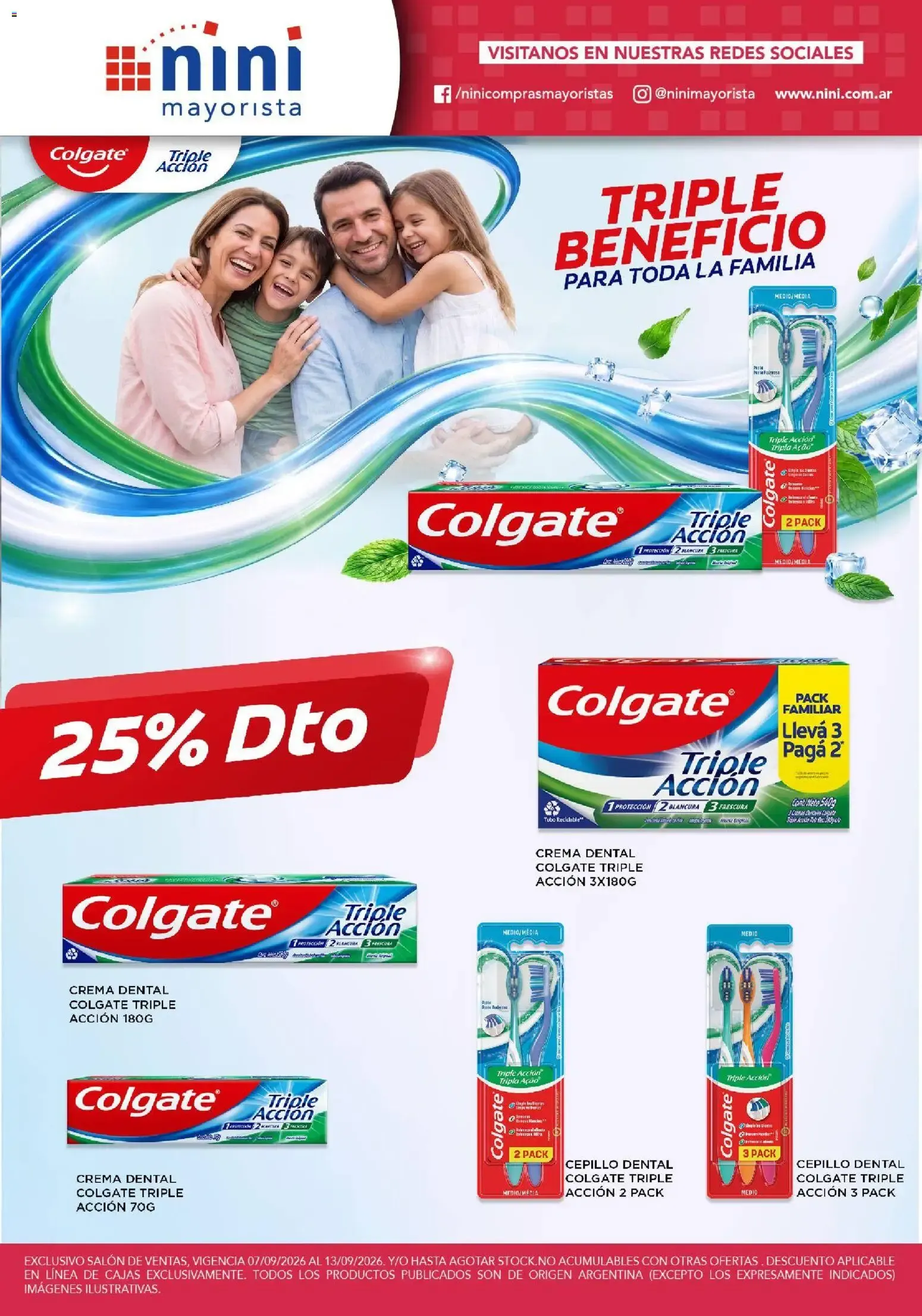 Ofertas de NINI Mayorista ofertas del 07/09/2026 - 13/09/2026 7 de septiembre al 13 de septiembre 2026 - Página 1 del catálogo