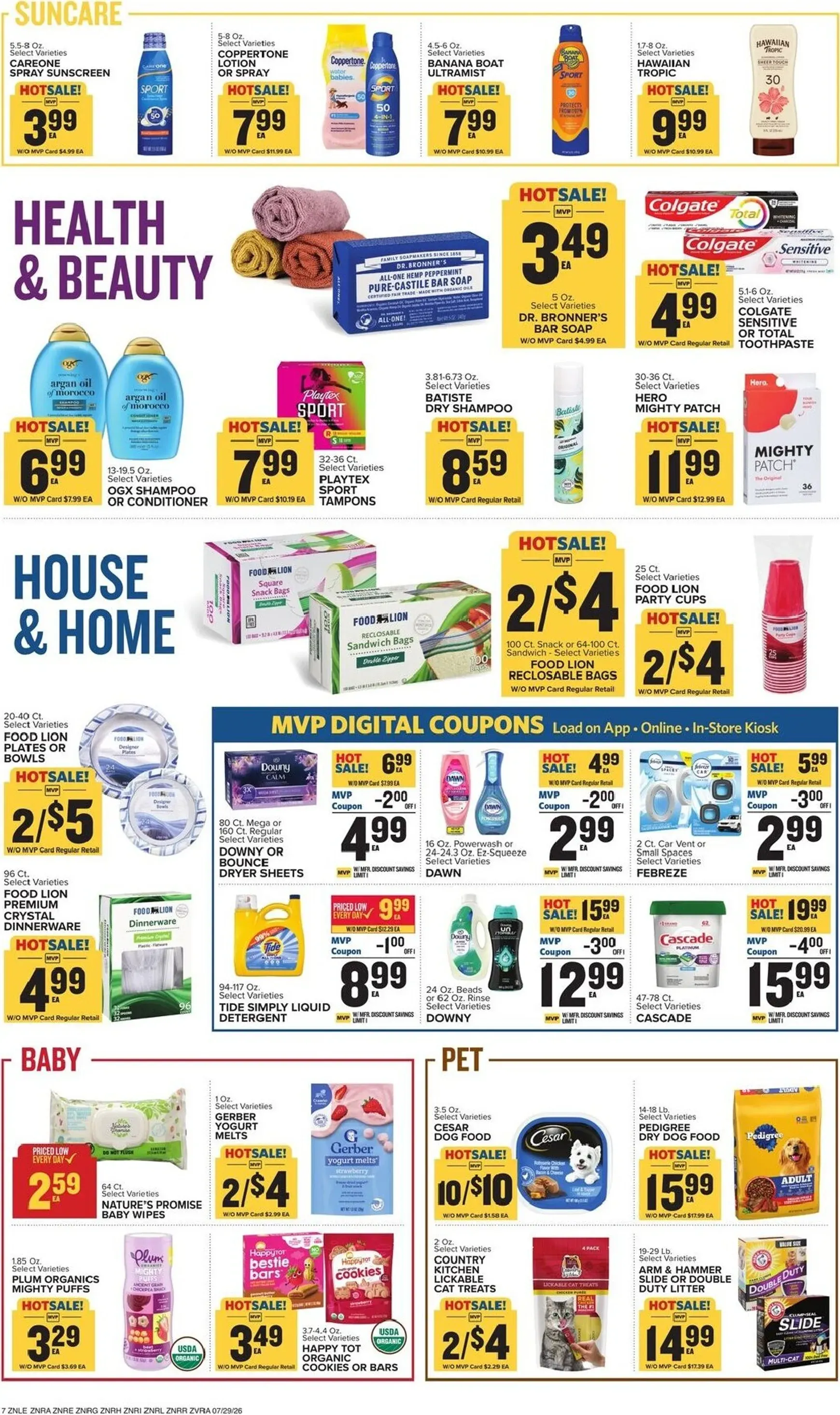 Weekly ad Current Food Lion leaflet valid from Wednesday 07/29/2026 to Tuesday 08/04/2026 from July 29 to August 4 2026 - Page 14