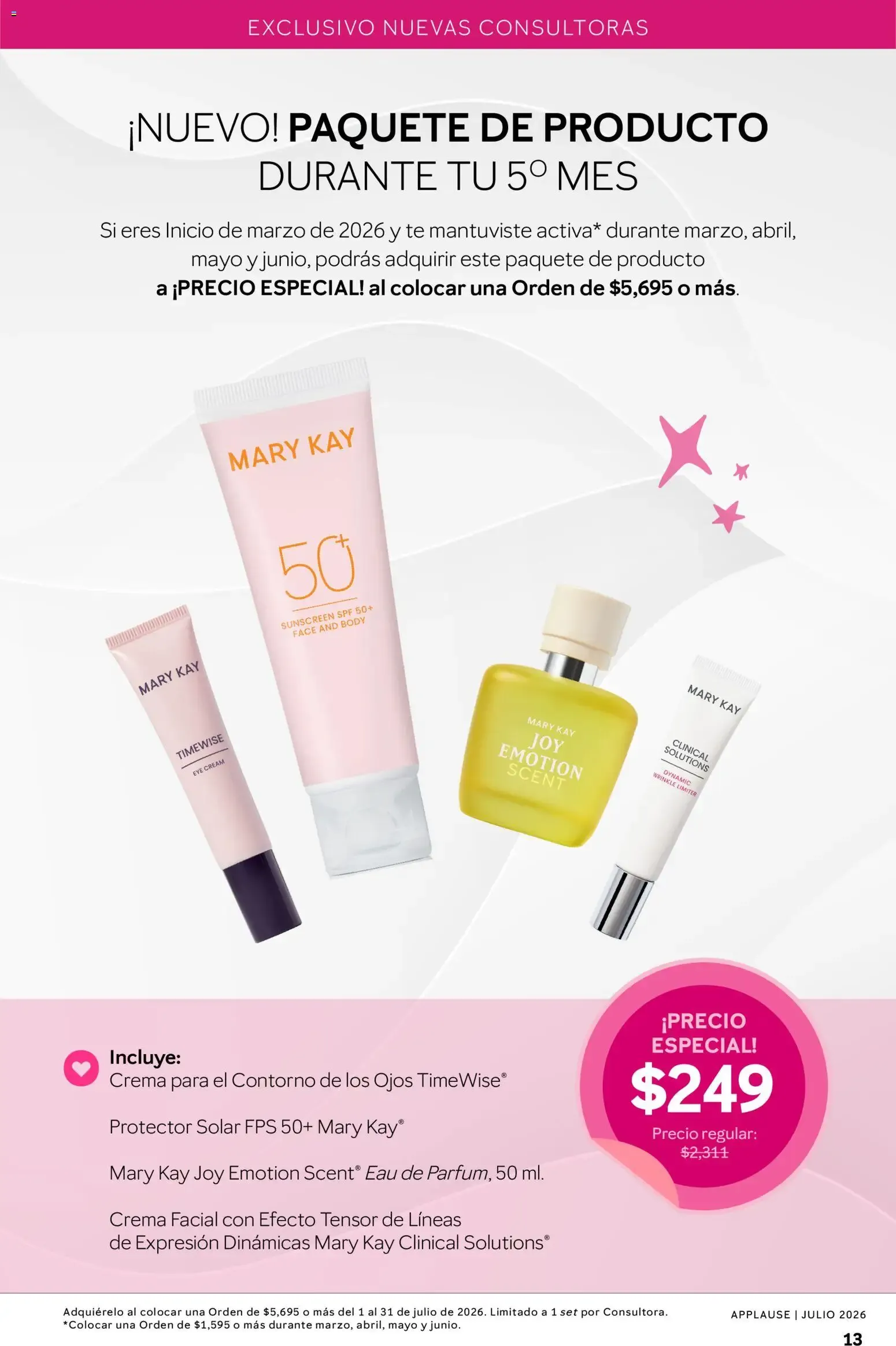 Catálogo de MARY KAY applause TU REVISTA PARA EL ÉXITO 1 de julio al 31 de julio 2026 - Pagina 13