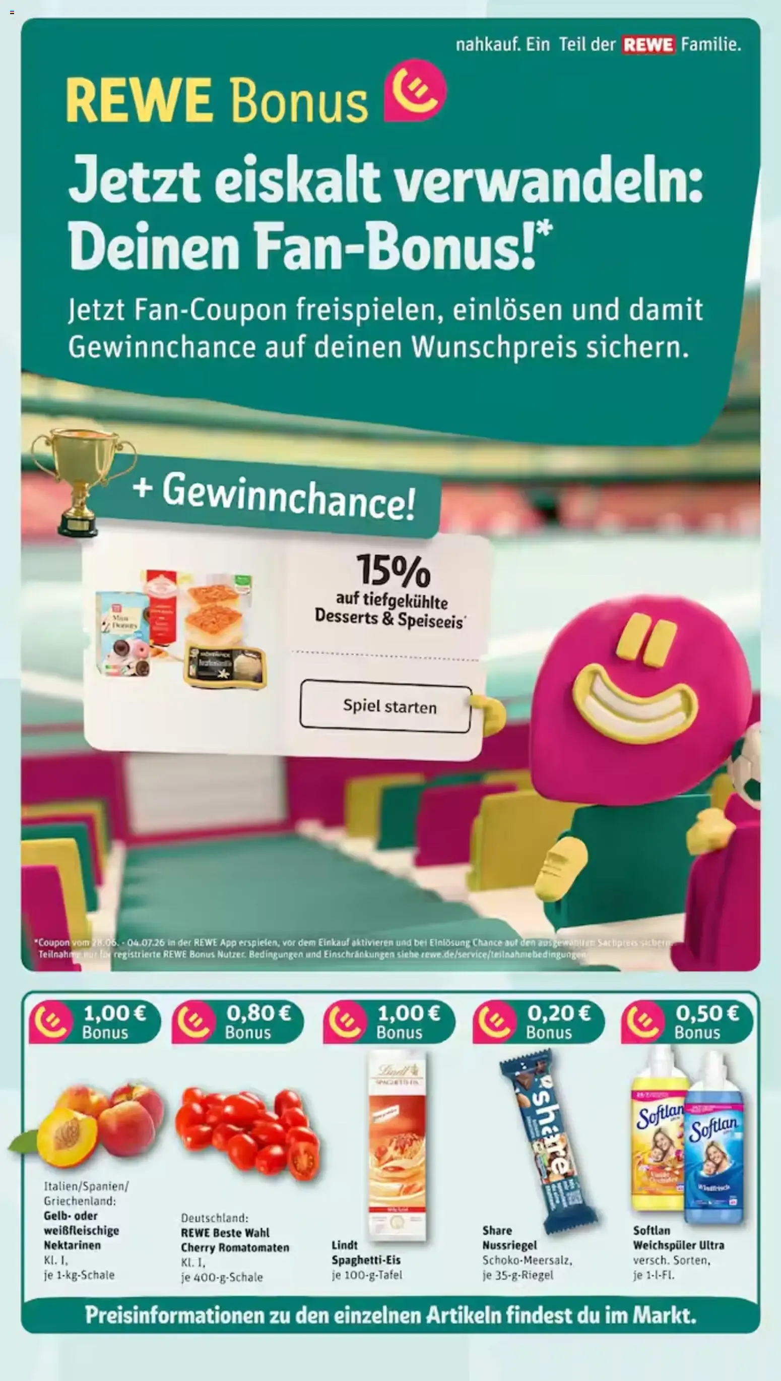 Nahkauf Prospekt (ab 29.06.2026) zum Blättern von 29. Juni bis 4. Juli 2026 - Prospekt seite 6