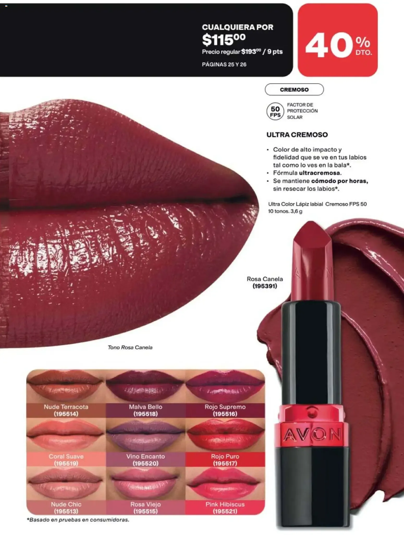 Catálogo de Avon Ciclo 13/2026: Tus cremas de rostro favoritas ¡ahora 6 en 1! 21 de agosto al 30 de septiembre 2026 - Pagina 23