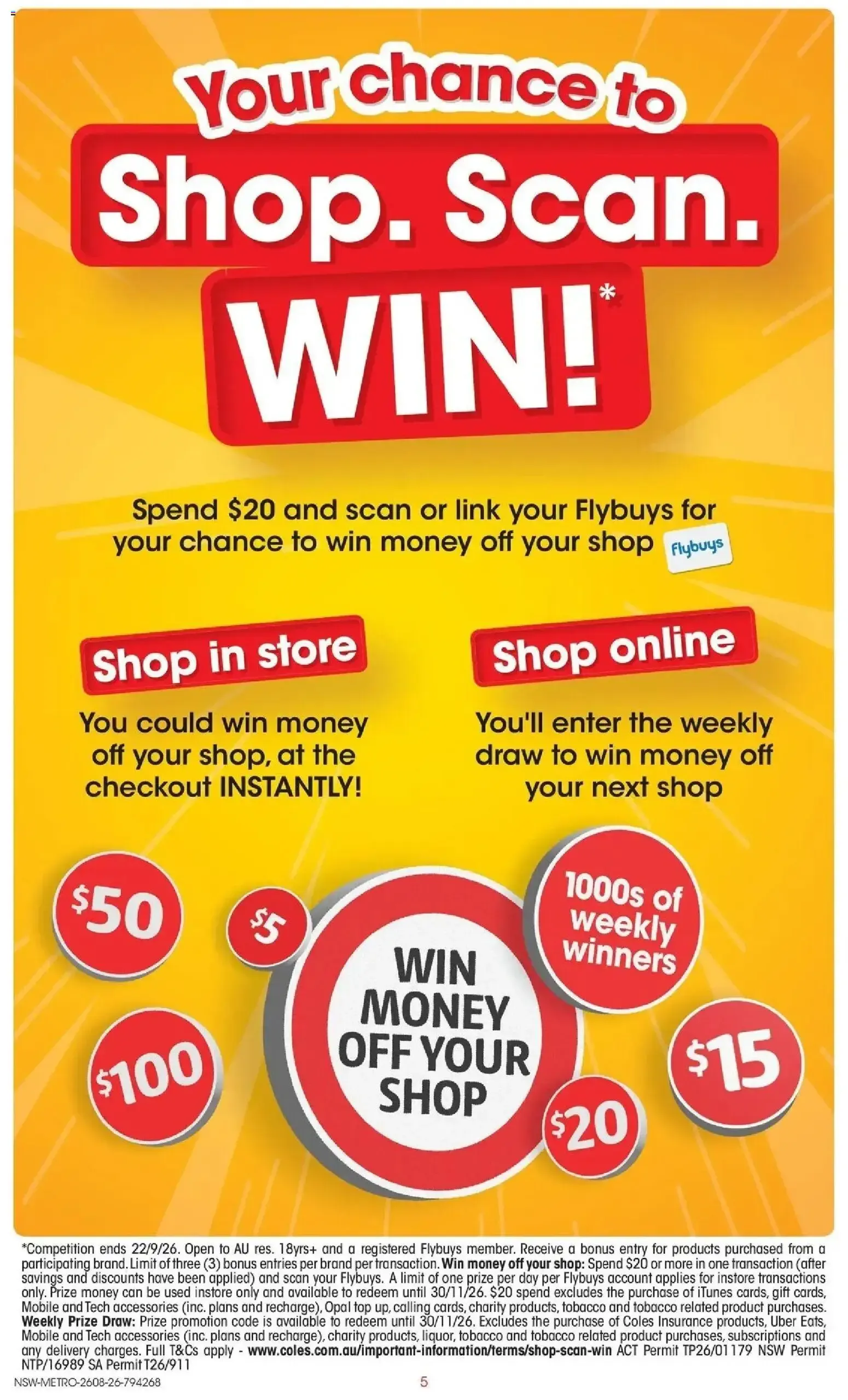 Coles catalogue valid from 26/08/2026 > Online Australia - Catalogue valid from 26 August to 1 September 2026 - page 5