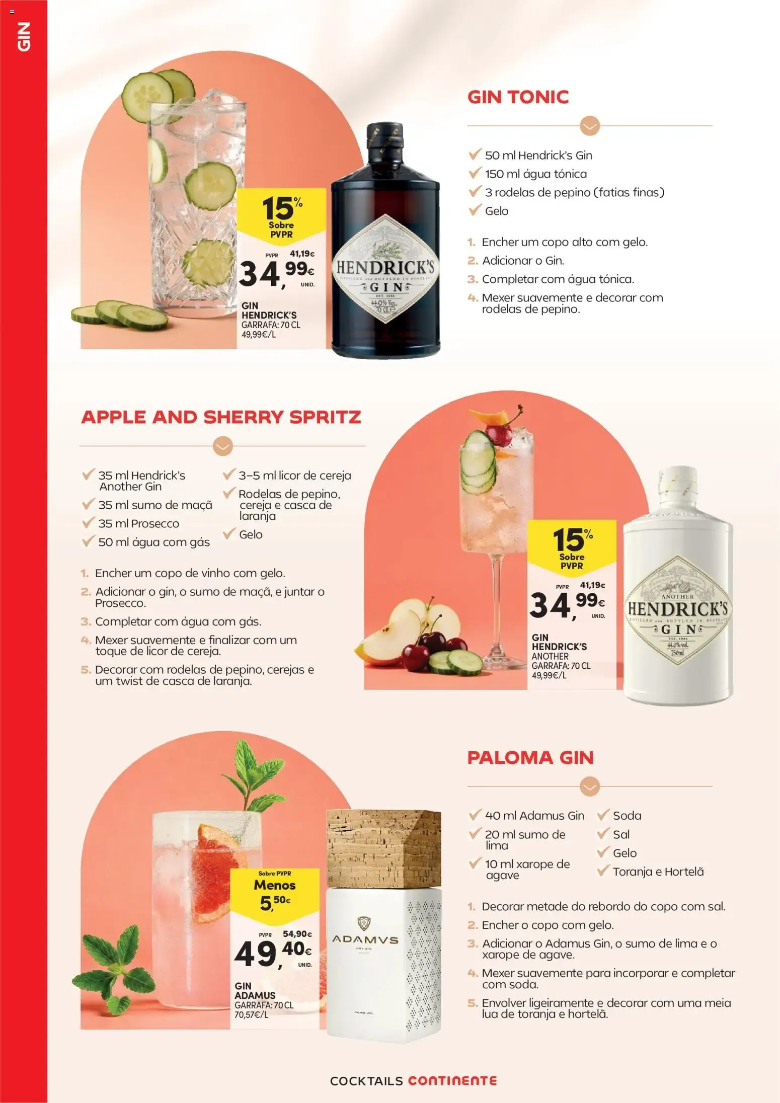Folheto Continente - Cocktails » de 14/07/2026 - 09/08/2026 de 14 de julho até 9 de agosto 2026 - Pagina 18