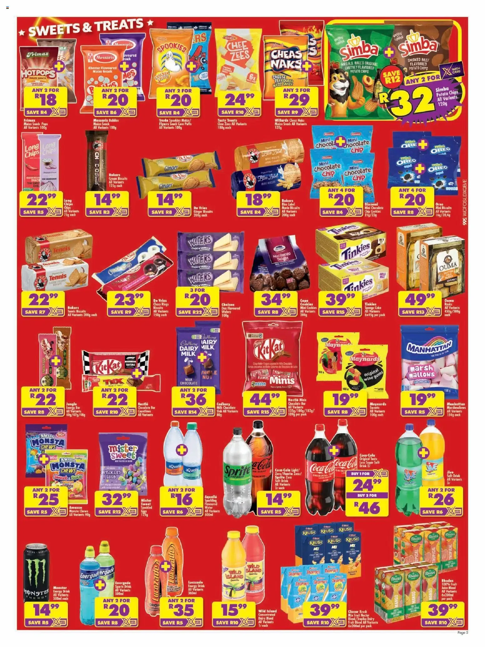 Shoprite Major Low Price Birthday from 20 July to 10 August 2026 - Catalogue Page 5