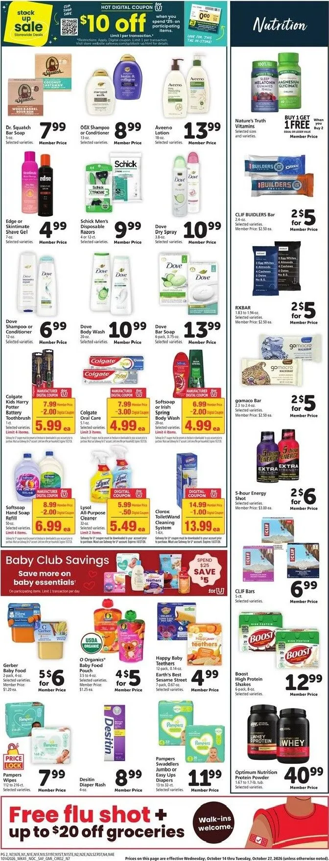 Weekly ad Safeway - Fuel-Up your Weekend! from October 14 to October 20 2026 - Page 9