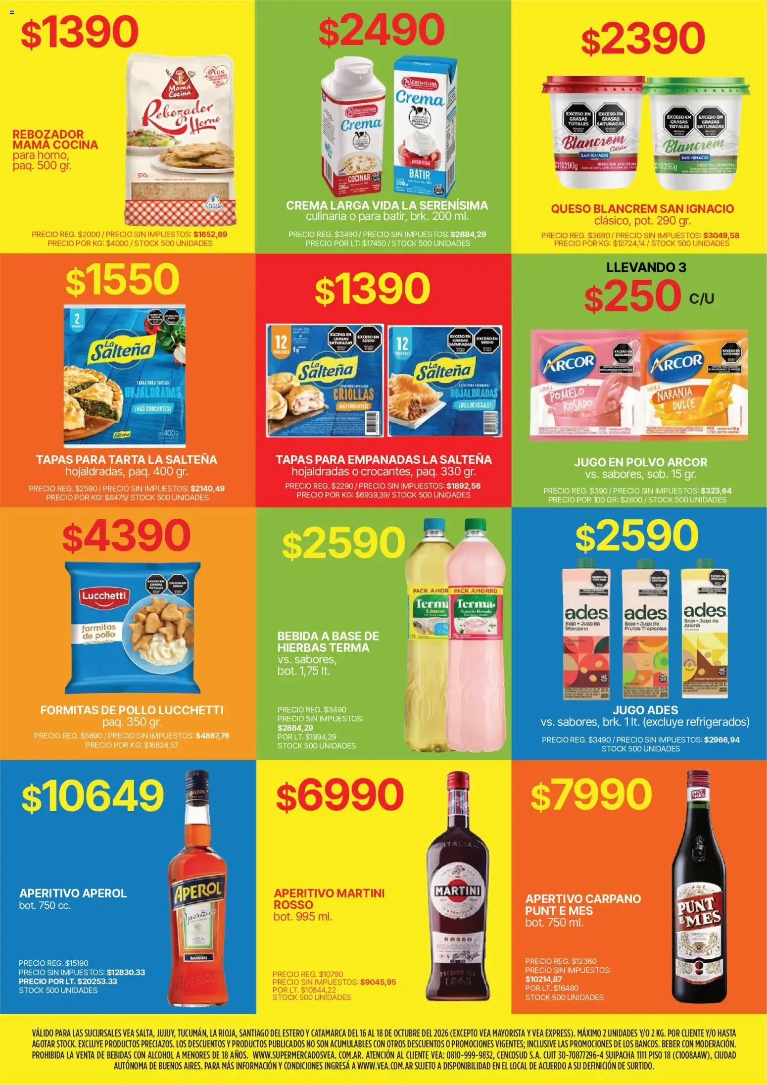 Ofertas de Vea - Fin de semana de ahorro | NOA del 16/10/2026 - 18/10/2026 16 de octubre al 18 de octubre 2026 - Página 9 del catálogo