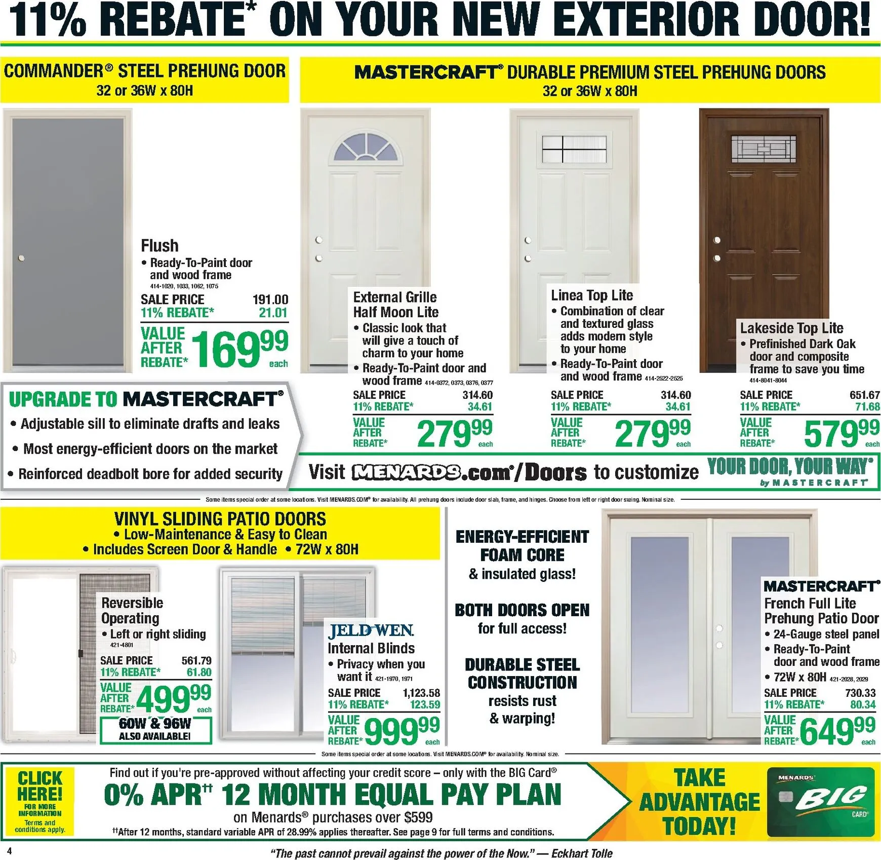 Weekly promotion Menards: 11% Rebate & Fall Decor spanning from August 20 to August 30 2026 - Page 8 for Catalogue 365